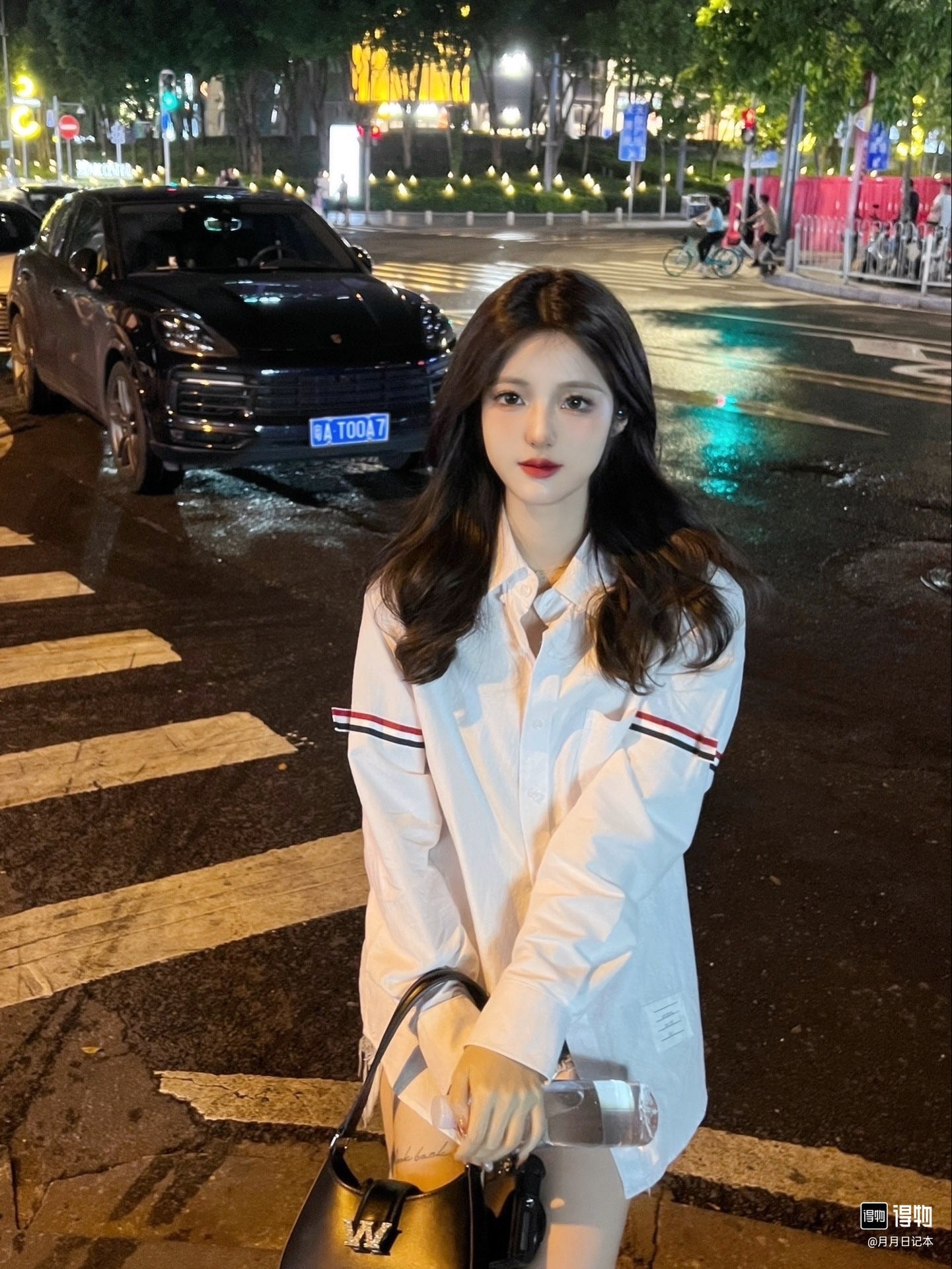 톰브라운 옥스포드 그로스그레인 암밴드 클래식 셔츠