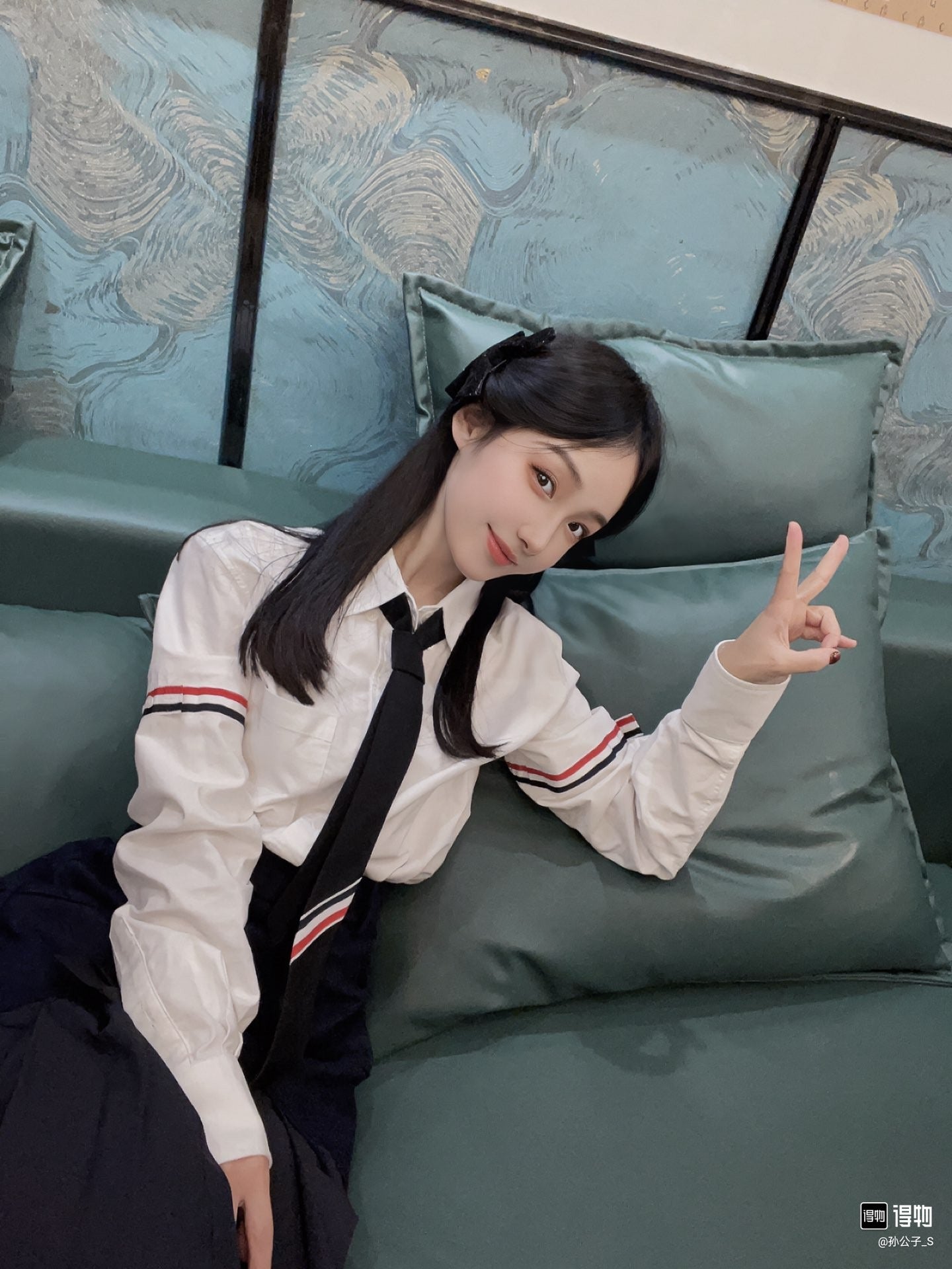 톰브라운 옥스포드 그로스그레인 암밴드 클래식 셔츠