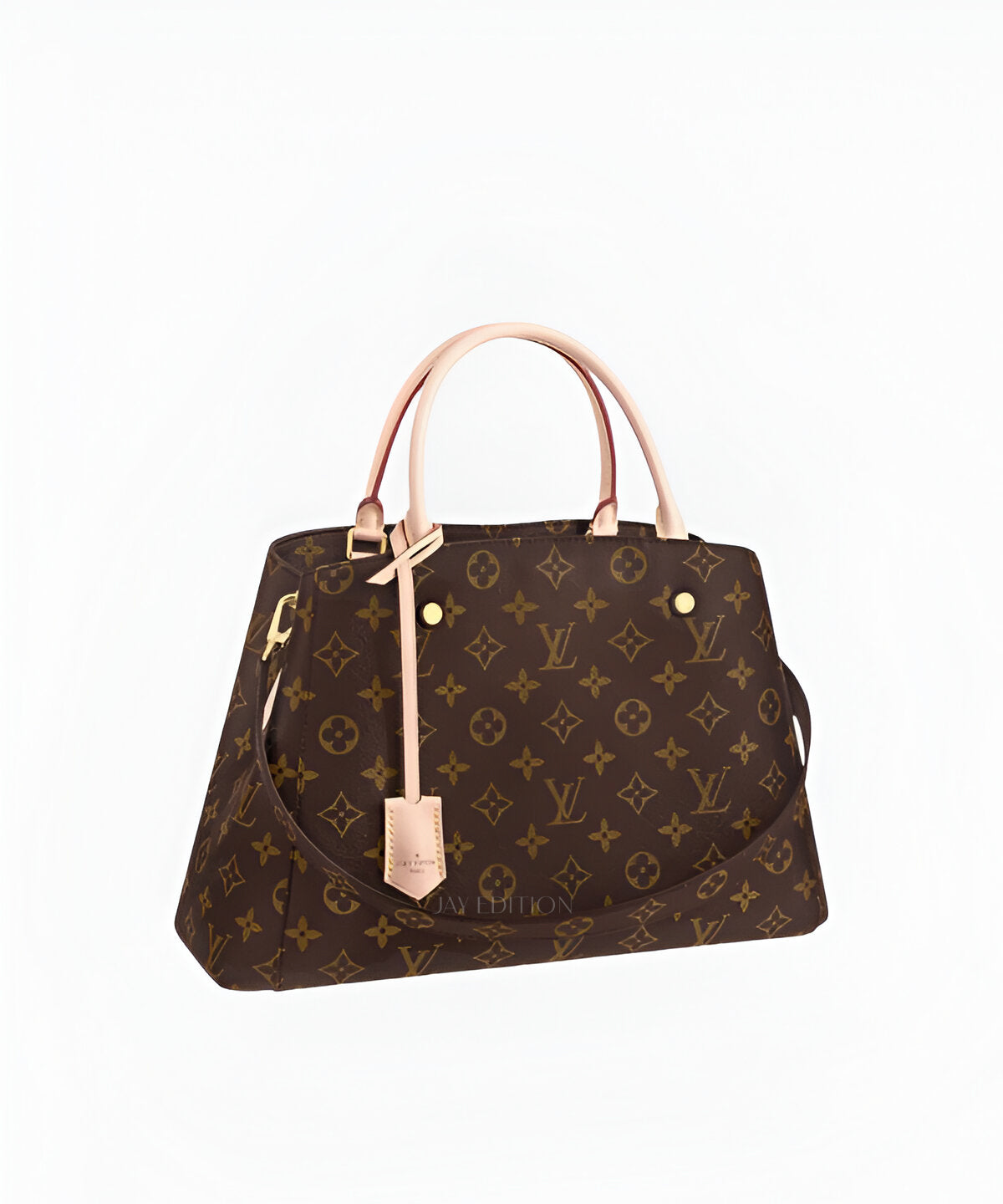 루이비통 몽테뉴 MM 클래식 모노그램 캔버스와 사첼형 실루엣, 넉넉한 수납 공간과 더블 핸들이 특징인 미디움 사이즈 토트백