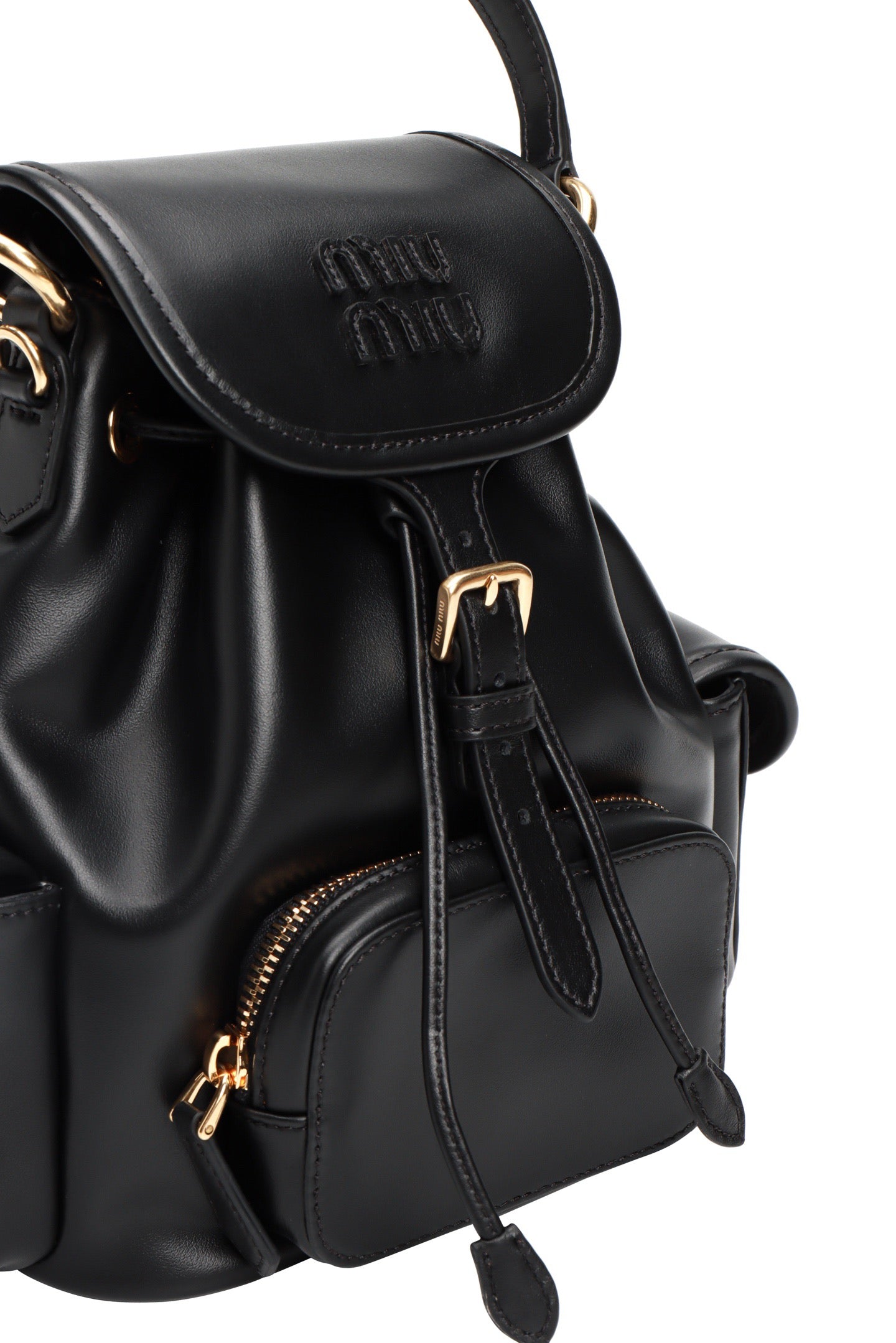 미우미우 가죽 백팩