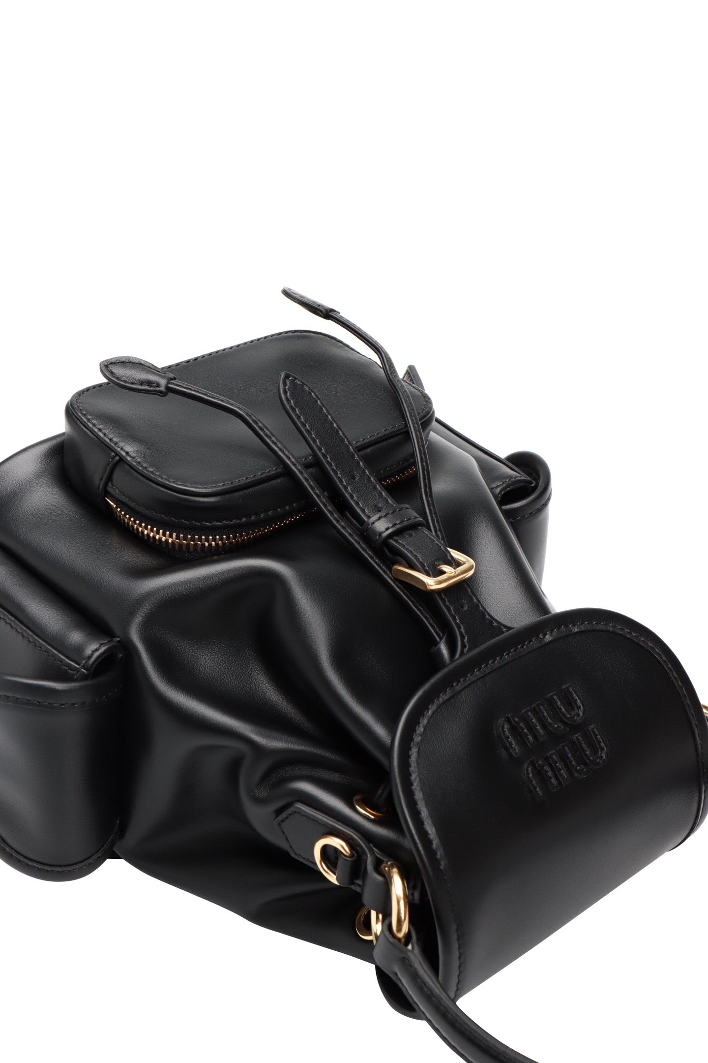 미우미우 가죽 백팩