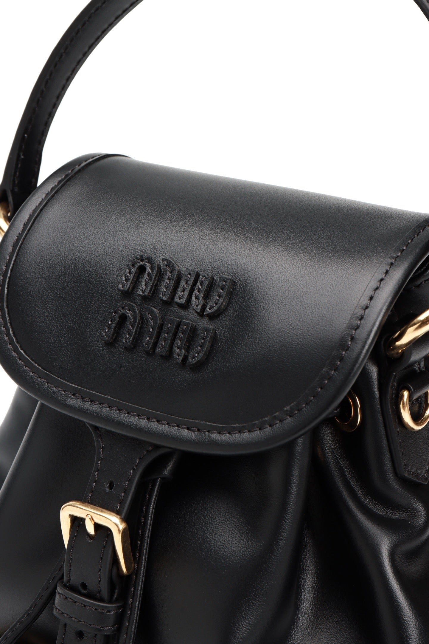 미우미우 가죽 백팩