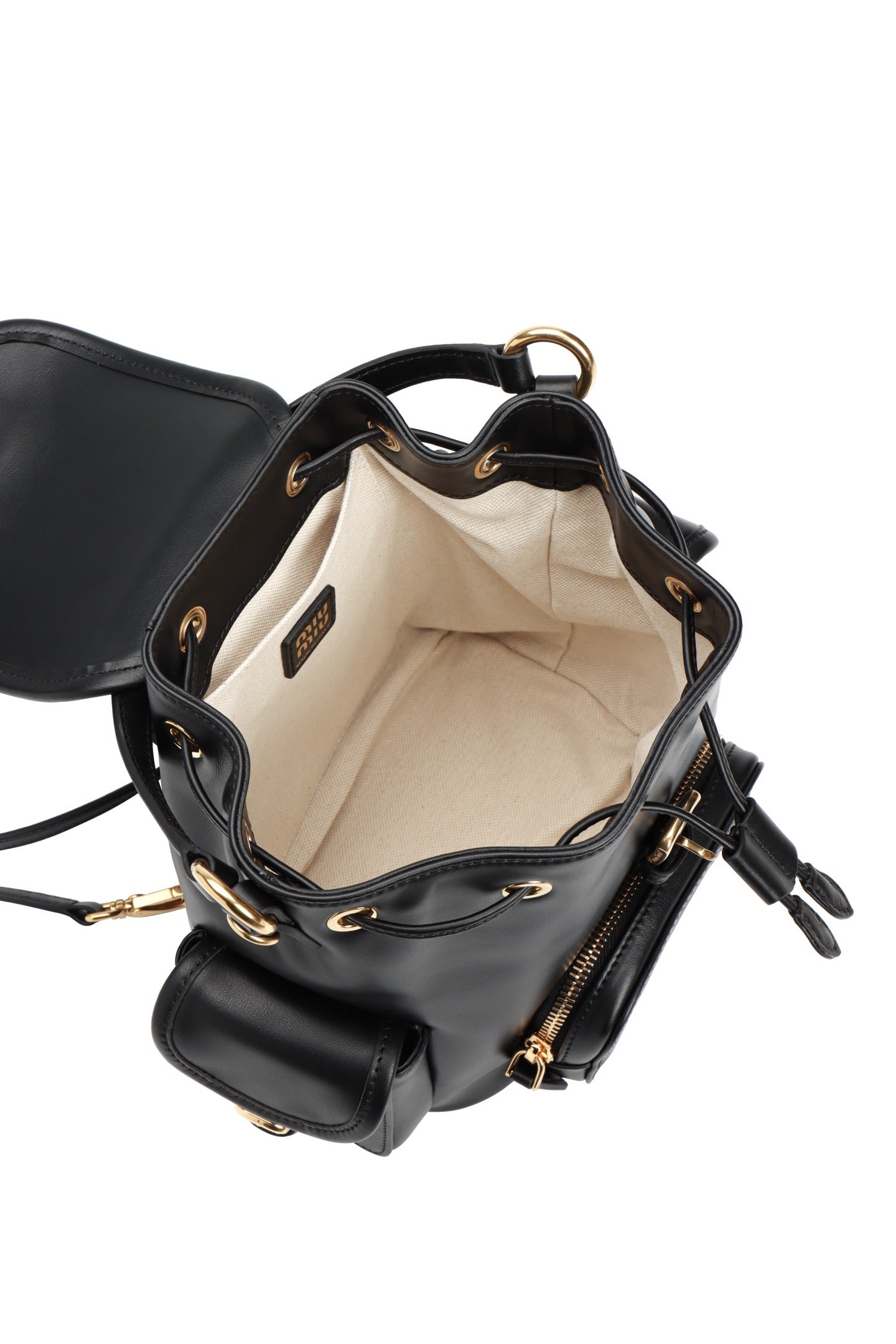 미우미우 가죽 백팩