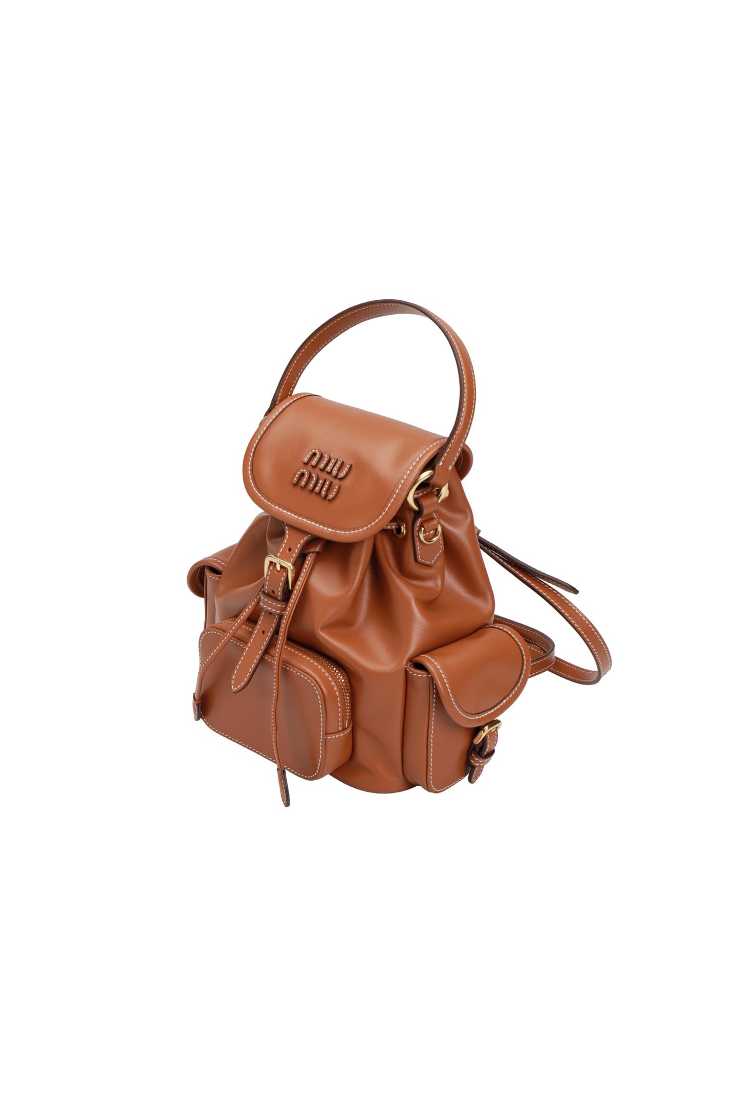 미우미우 가죽 백팩