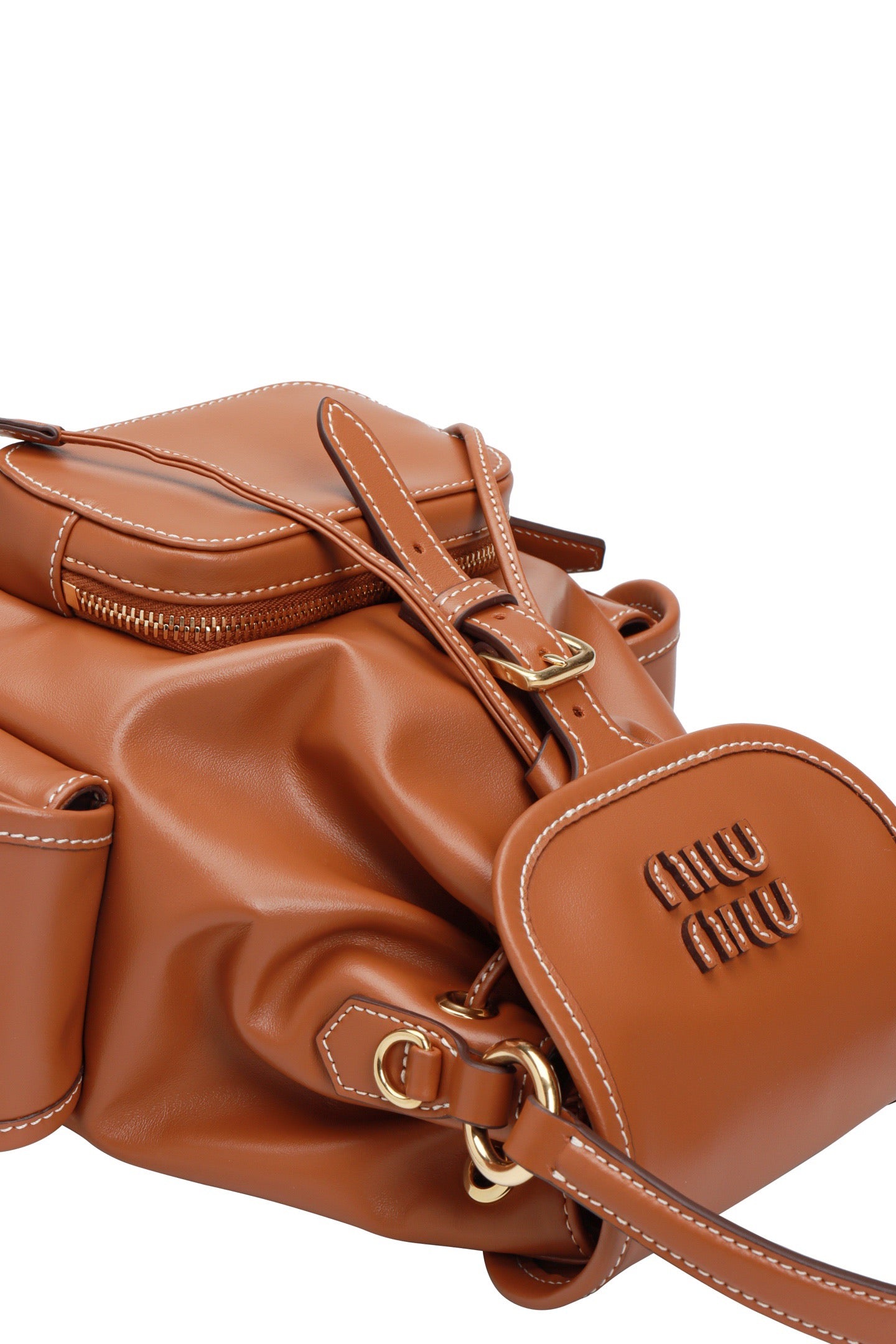 미우미우 가죽 백팩