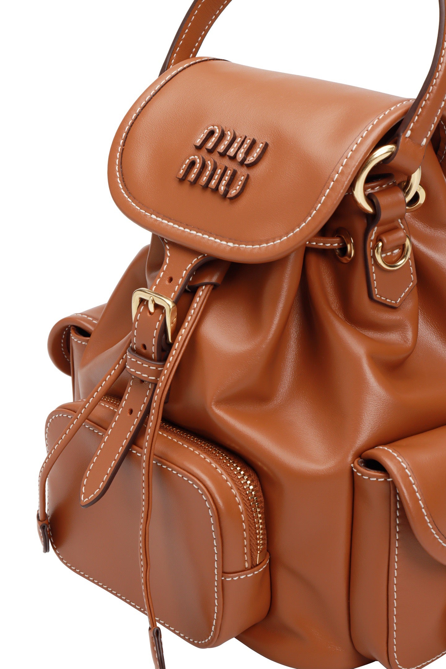 미우미우 가죽 백팩