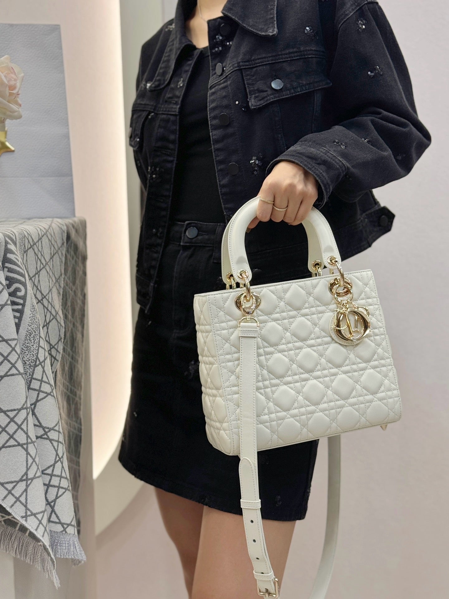 디올 레이디백 미디움