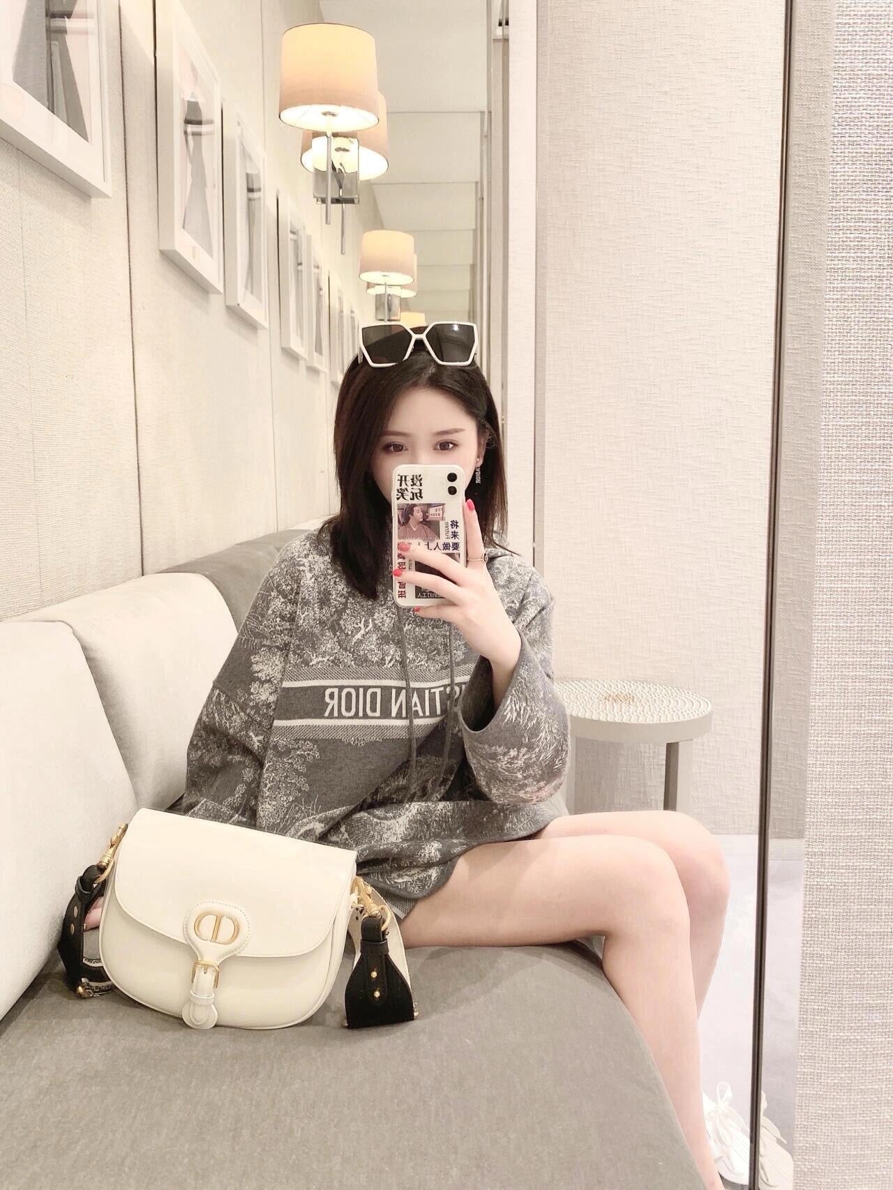 디올 바비백 레더 스몰,미디움