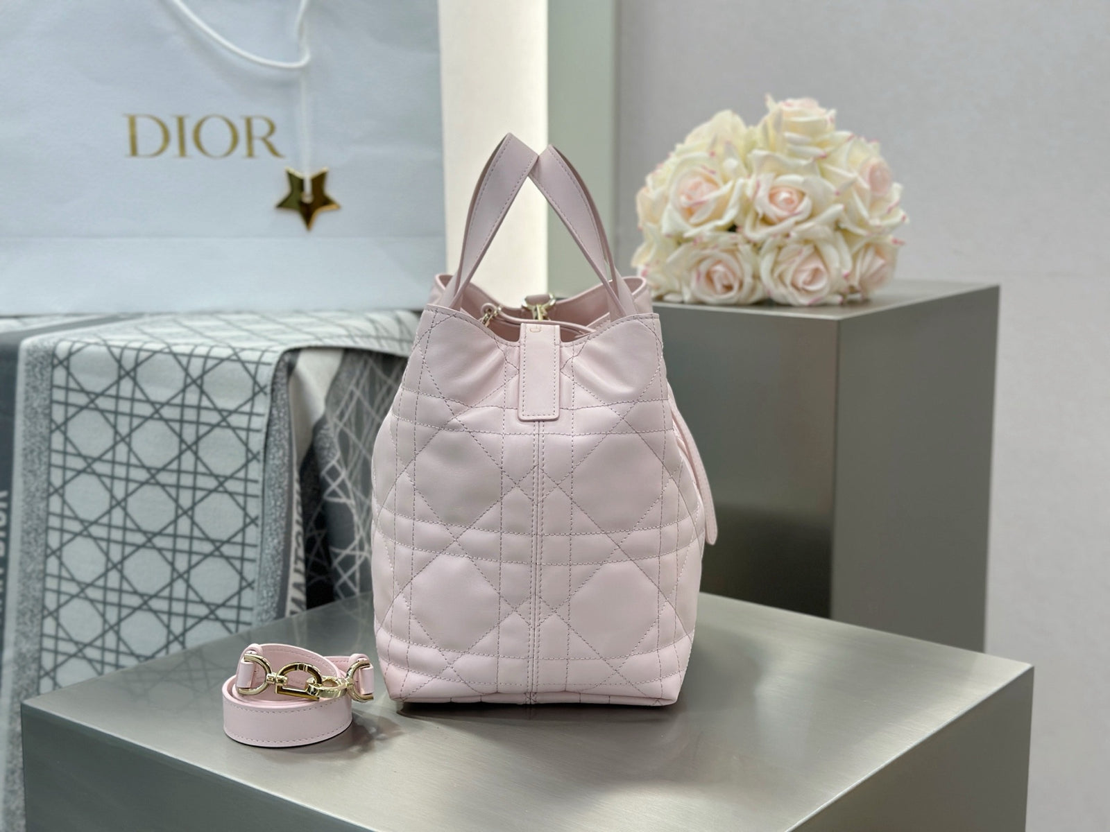 디올 버티컬 뚜주흐백 스몰,미디움