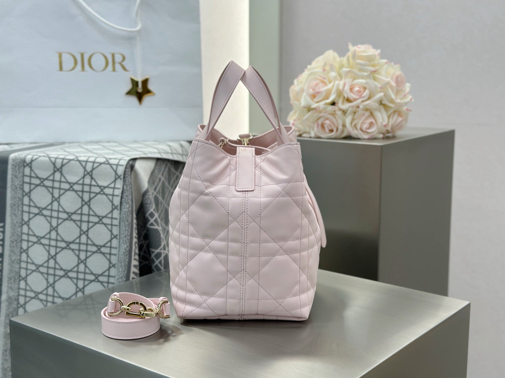 디올 버티컬 뚜주흐백 스몰,미디움