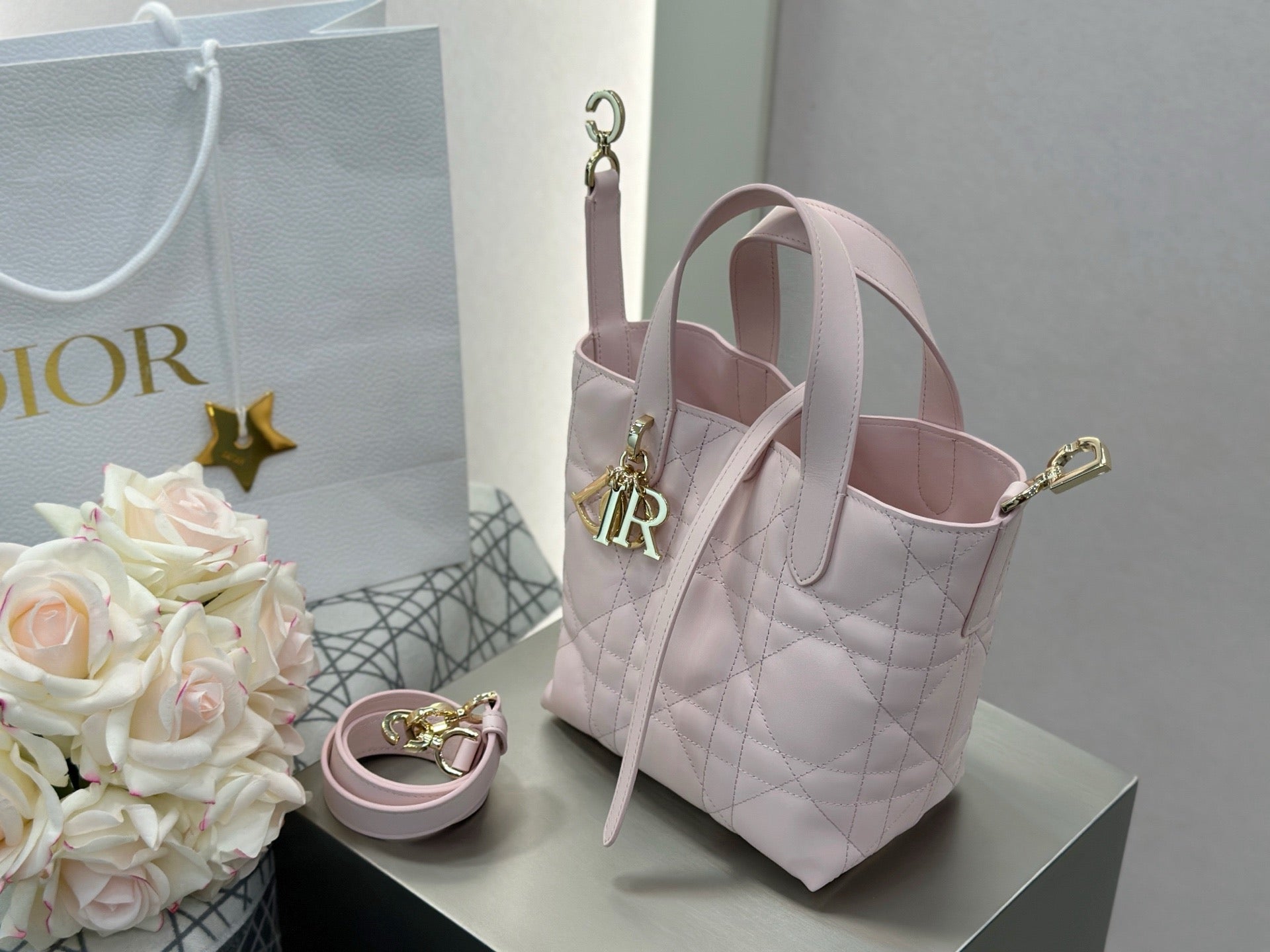 디올 버티컬 뚜주흐백 스몰,미디움