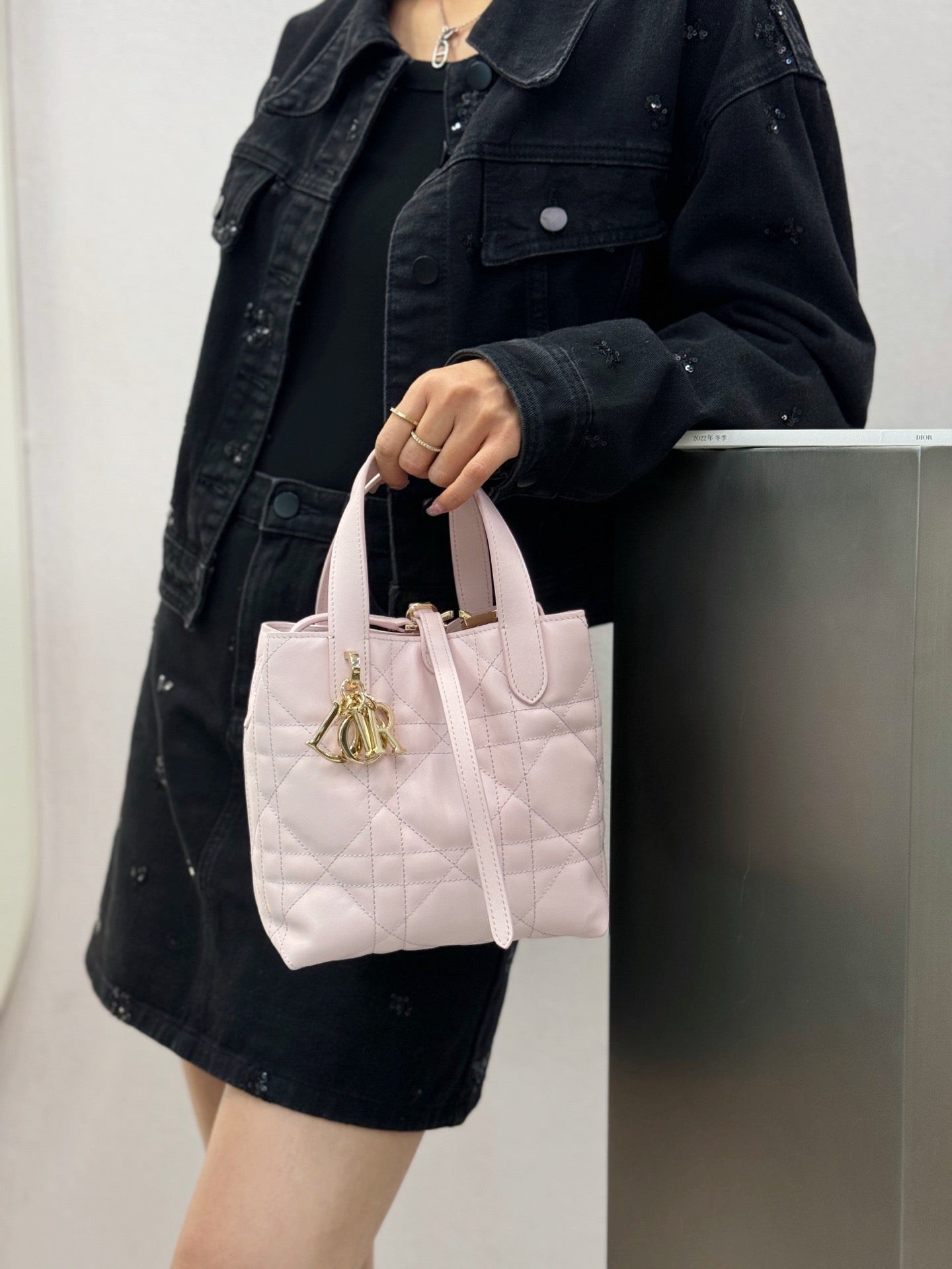 디올 버티컬 뚜주흐백 스몰,미디움