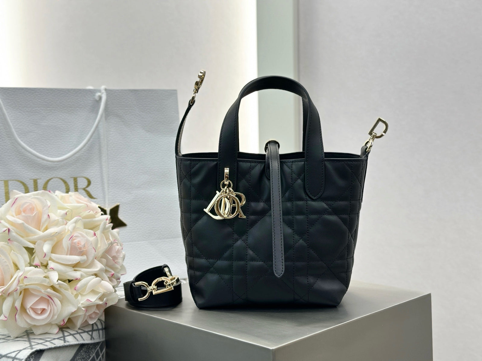 디올 버티컬 뚜주흐백 스몰,미디움