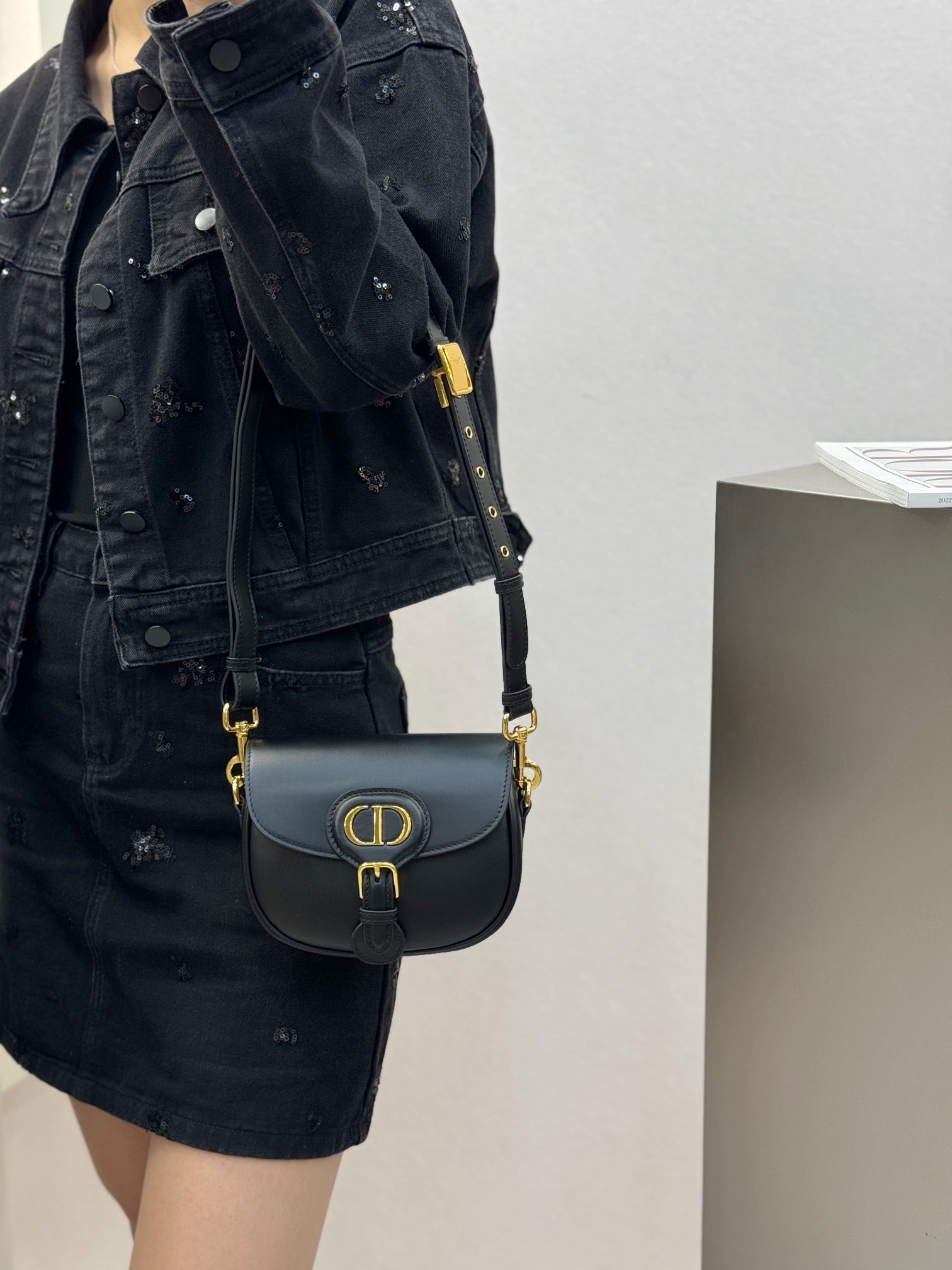 디올 바비백 레더 스몰,미디움