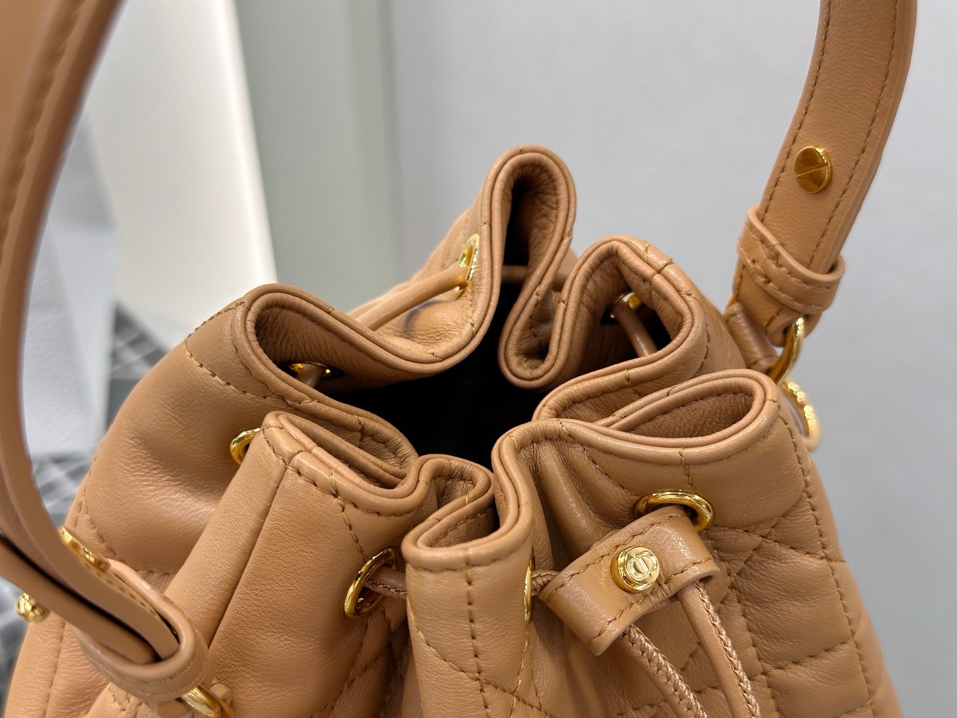 디올 카로 스몰 버킷백