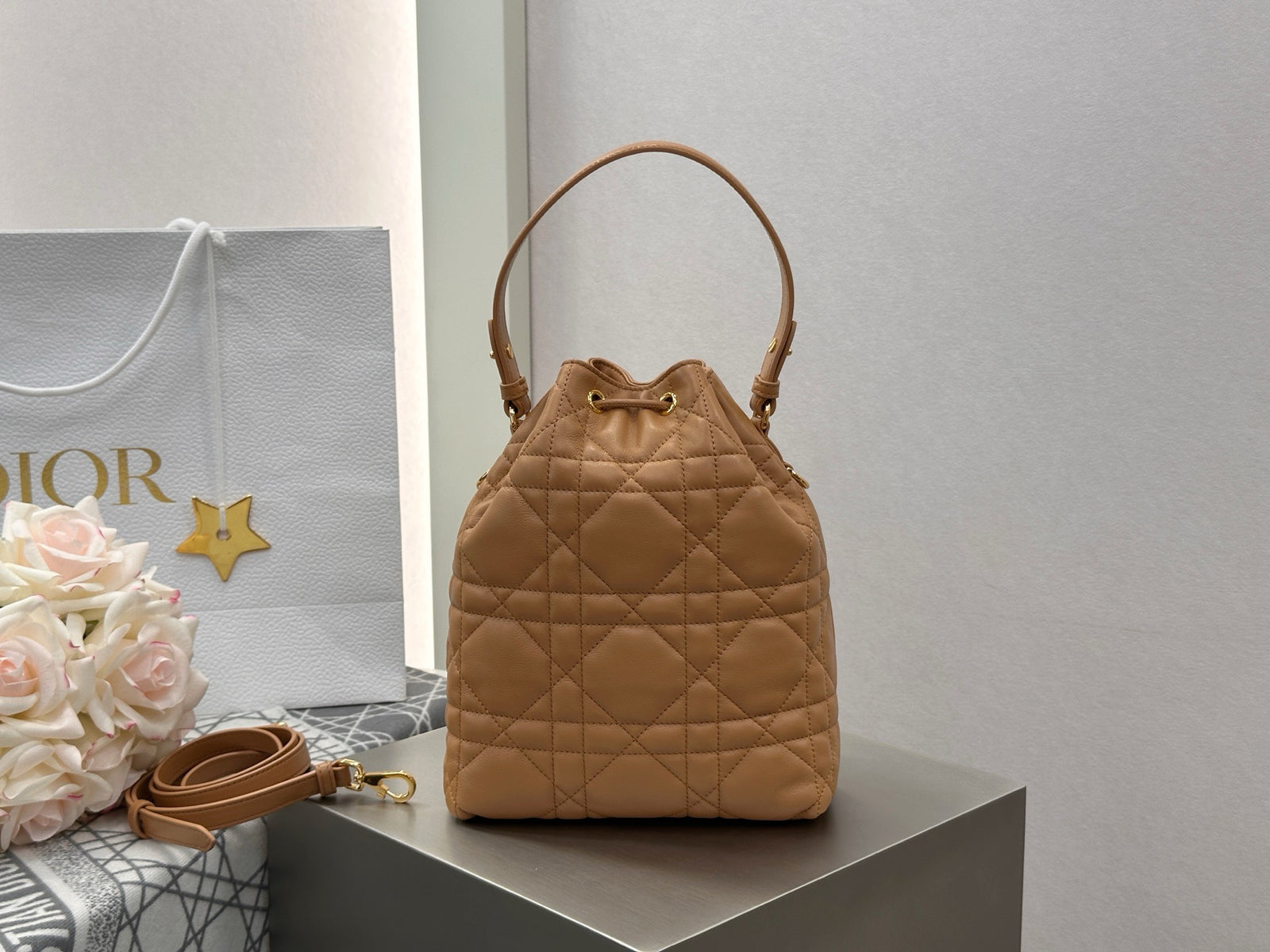 디올 카로 스몰 버킷백