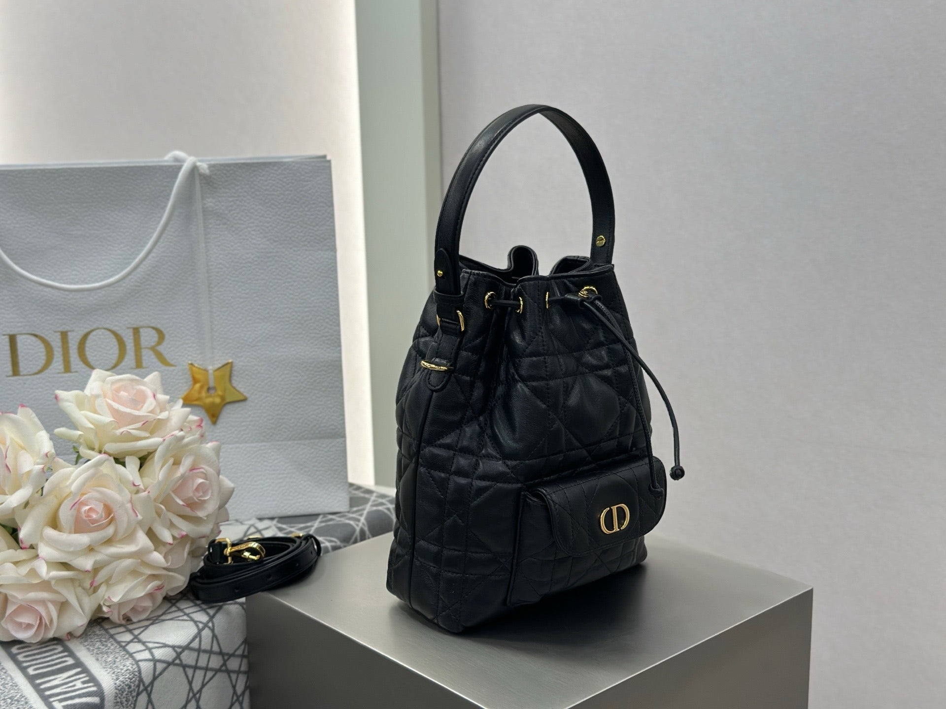 디올 카로 스몰 버킷백