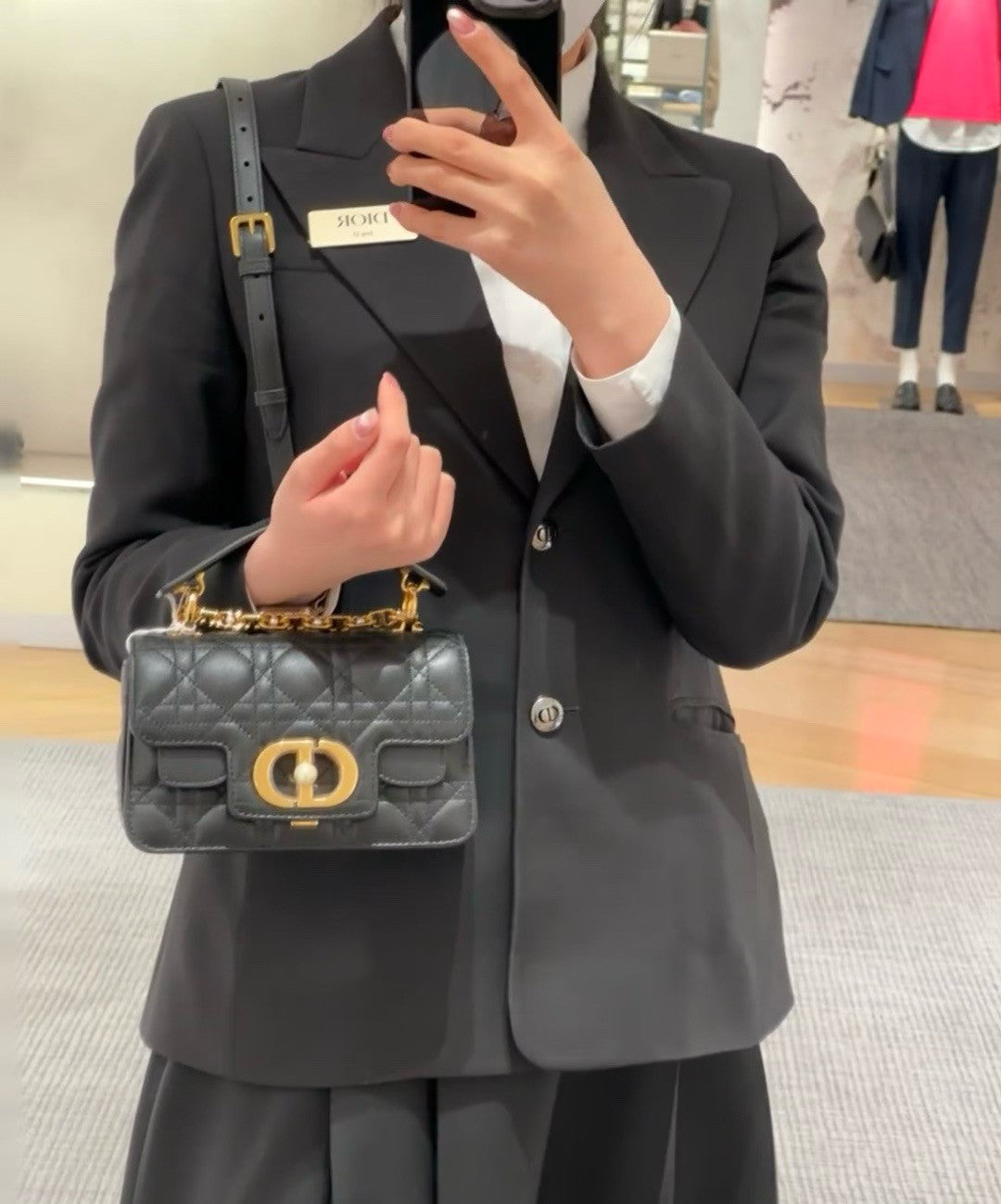 디올 졸리 탑핸들백 미니