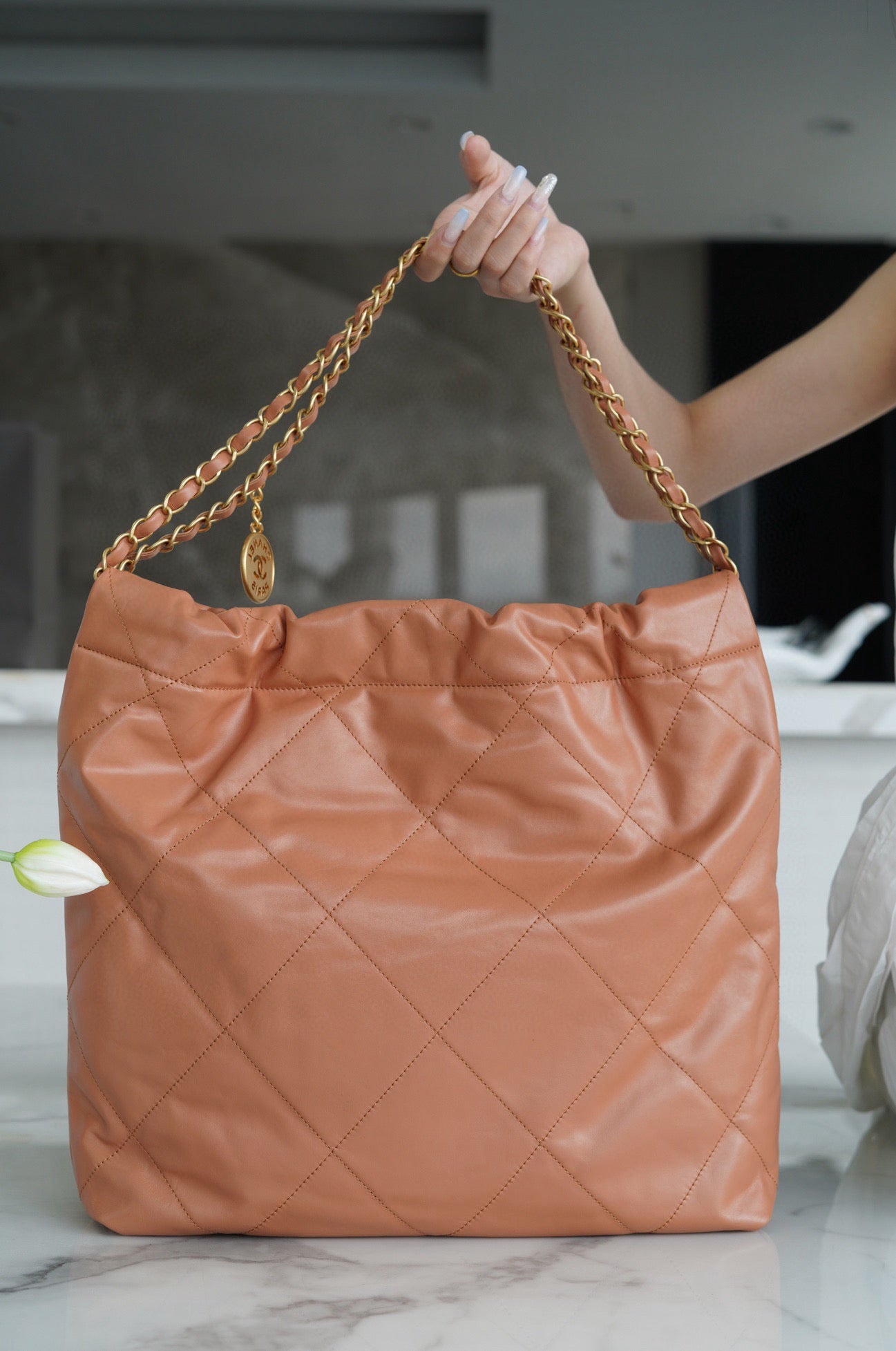 샤넬 22백 미디움 (유색)