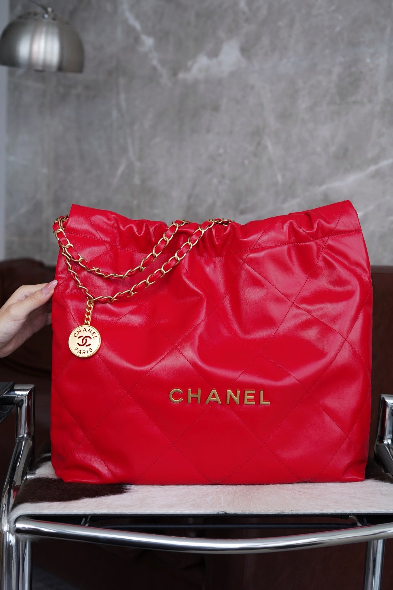 샤넬 22백 미디움 (유색)