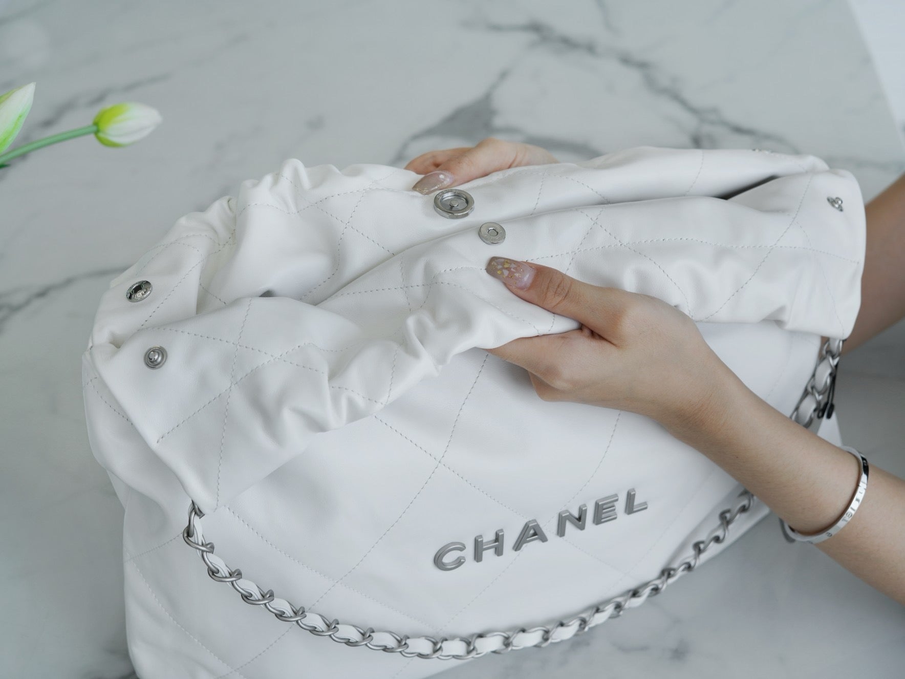 샤넬 22백 미디움 (유색)