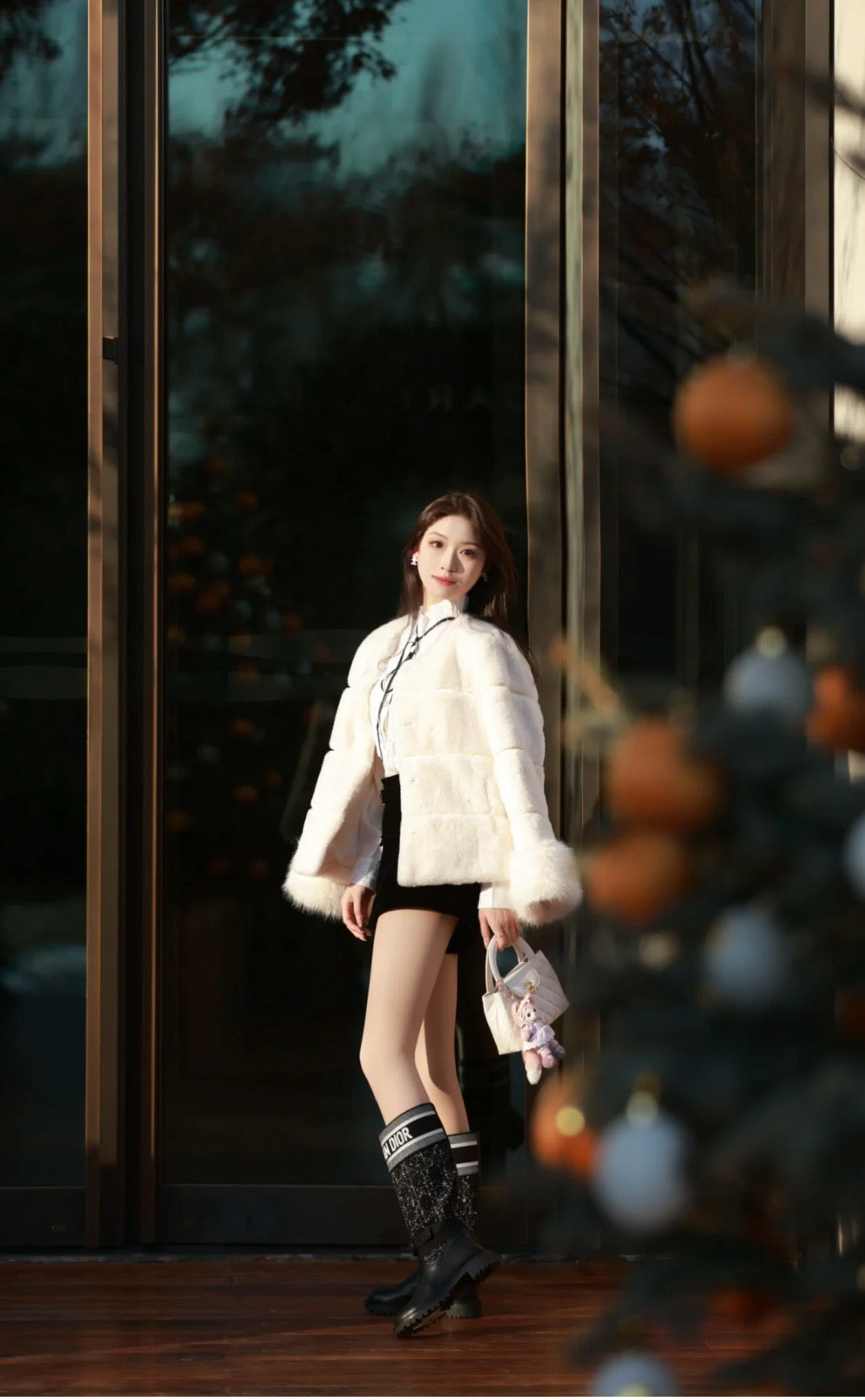 디올 디 메이저 앵클 부츠