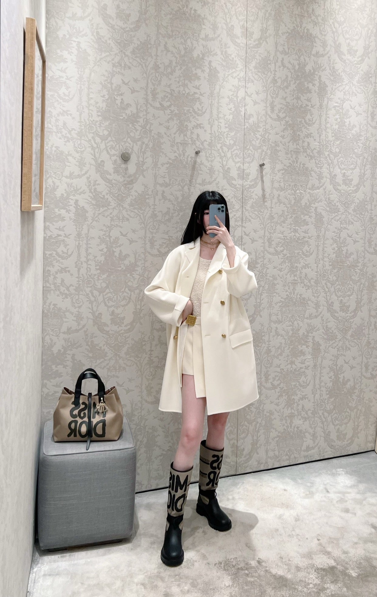 디올 미스 디올 롱 부츠