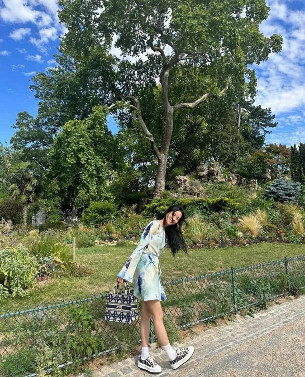 디올 오블리크 플랫폼 스니커즈