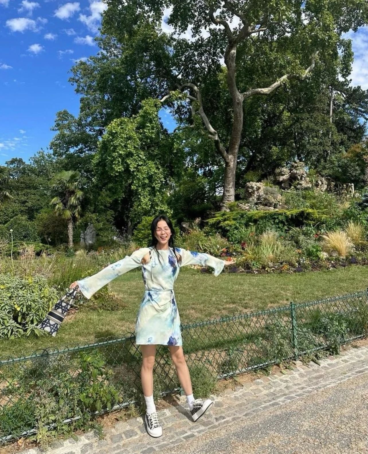 디올 오블리크 플랫폼 스니커즈