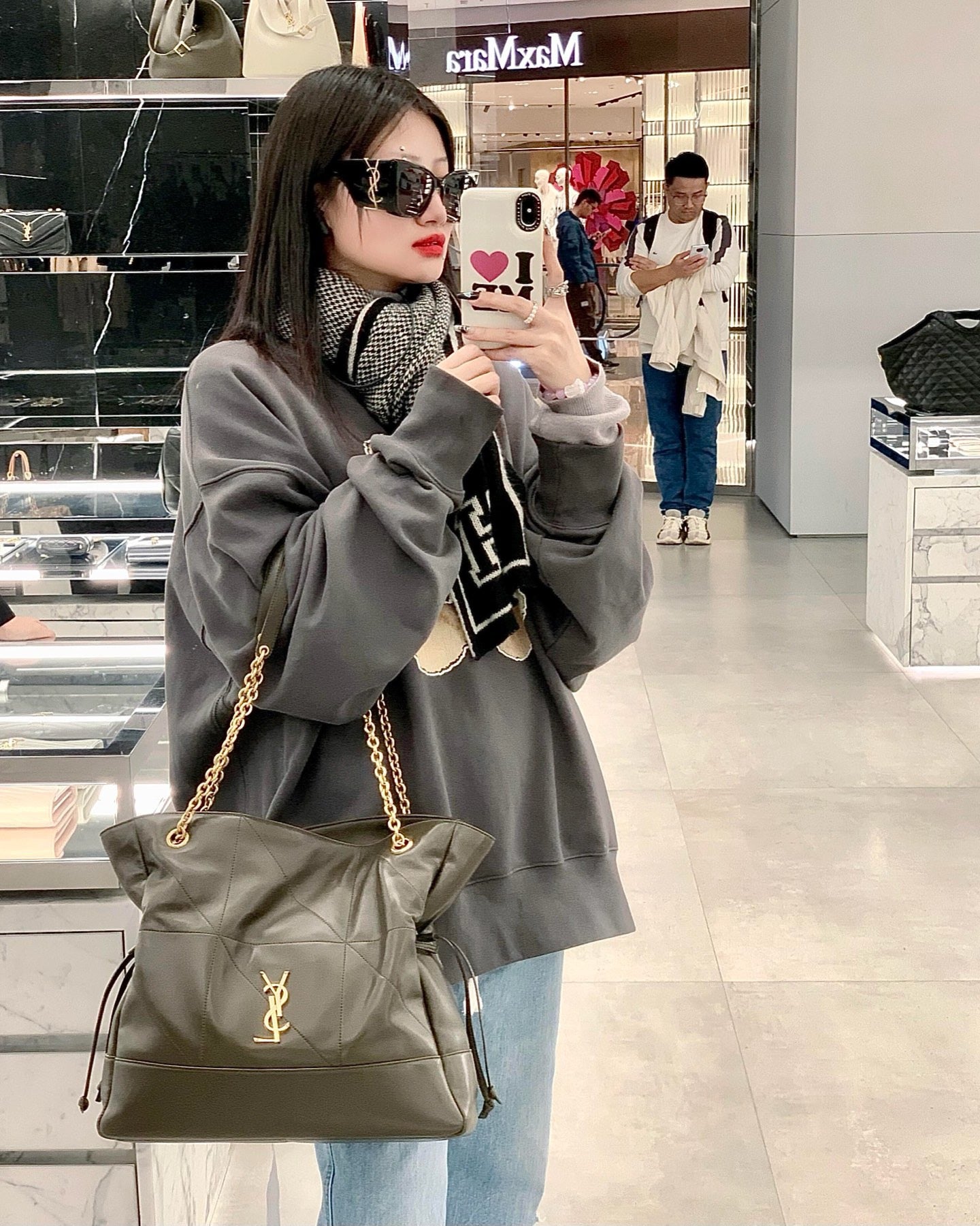 생로랑 제이미 4.3 포숑 램스킨 라지