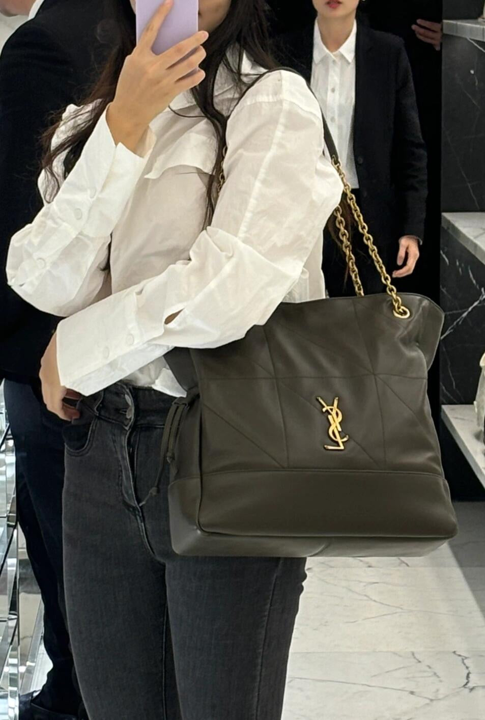 생로랑 제이미 4.3 포숑 램스킨 라지