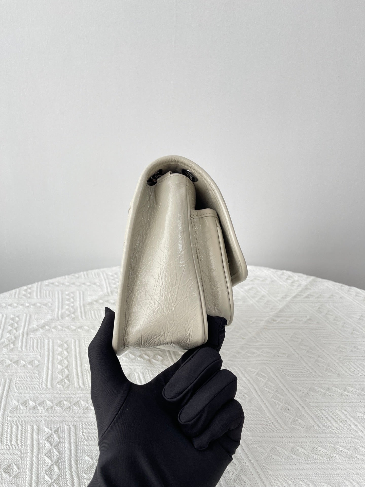 생로랑 니키백 베이비 빈티지 레더