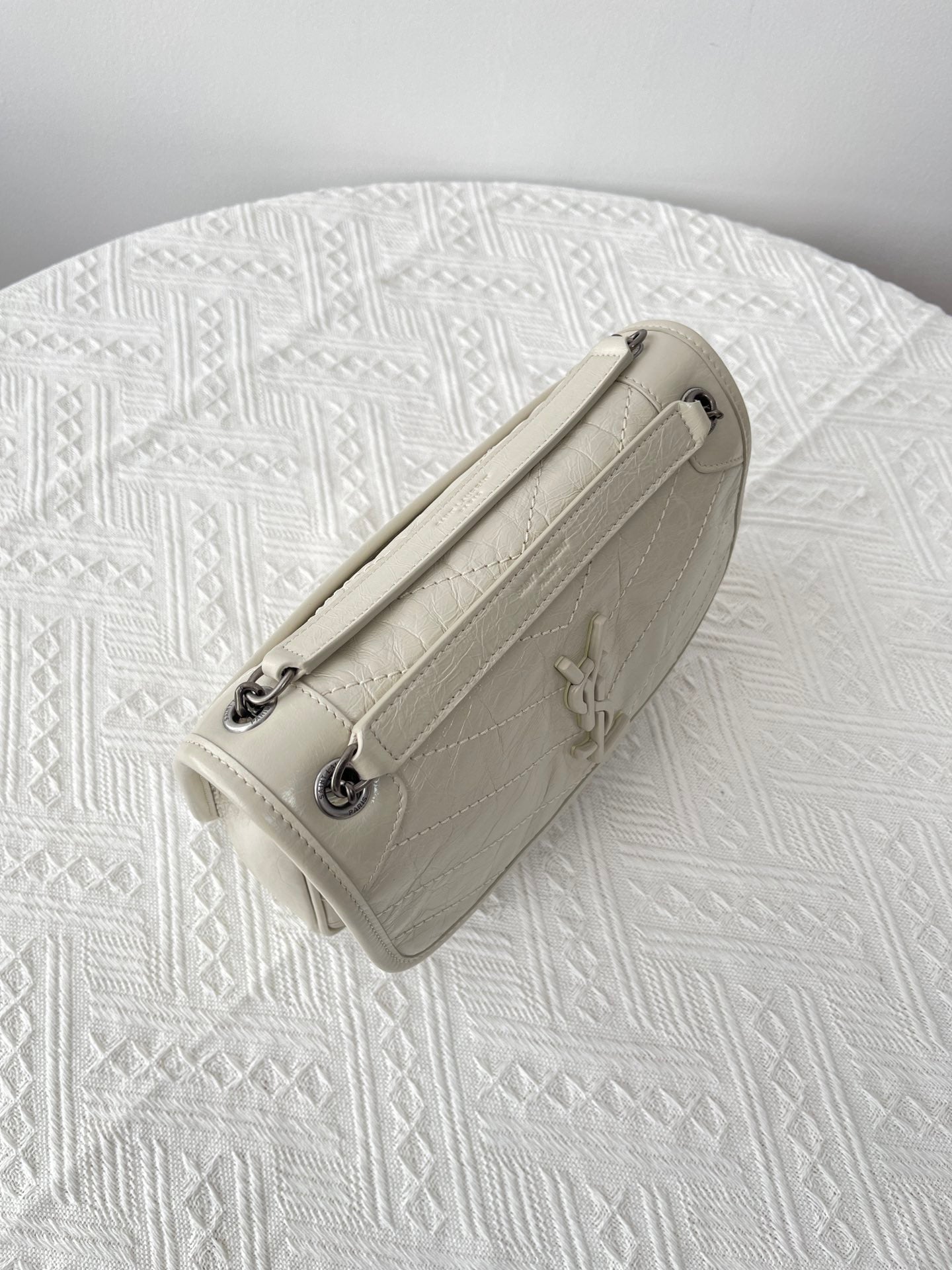 생로랑 니키백 베이비 빈티지 레더