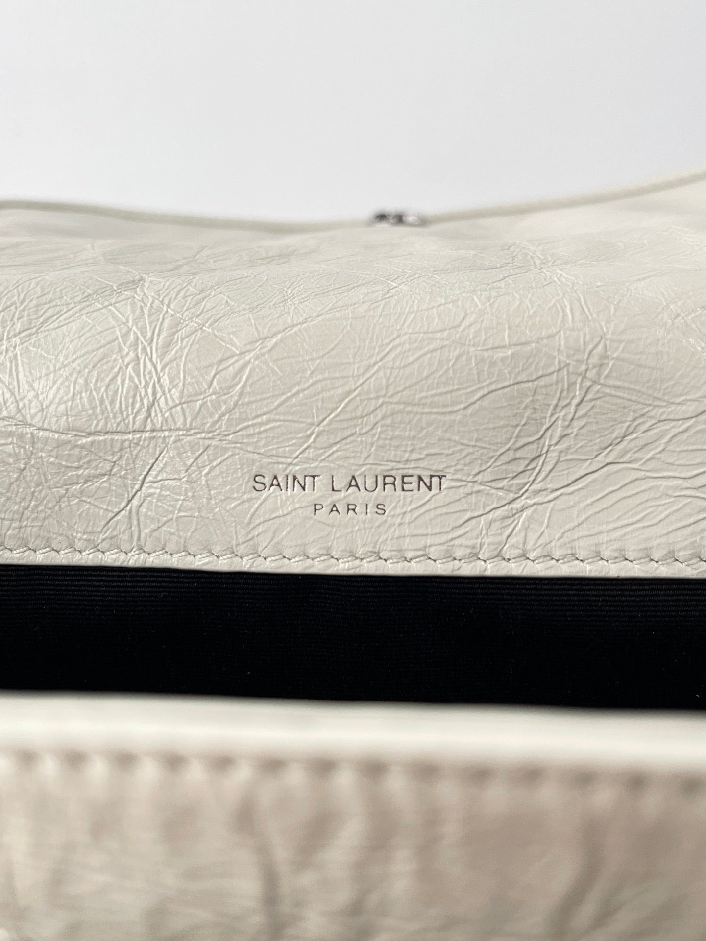 생로랑 니키백 베이비 빈티지 레더