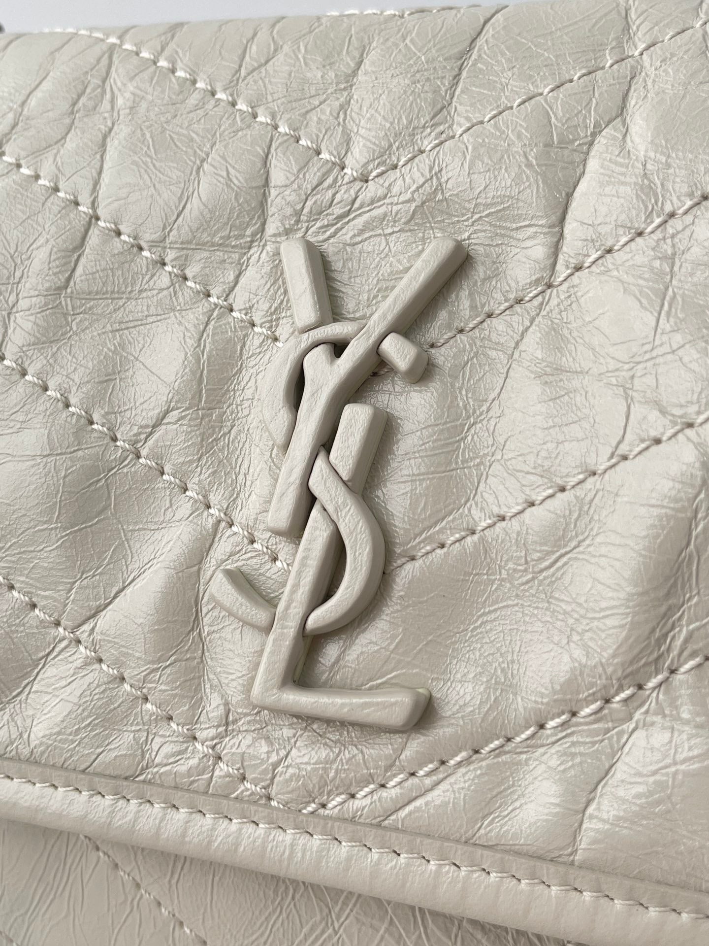 생로랑 니키백 베이비 빈티지 레더