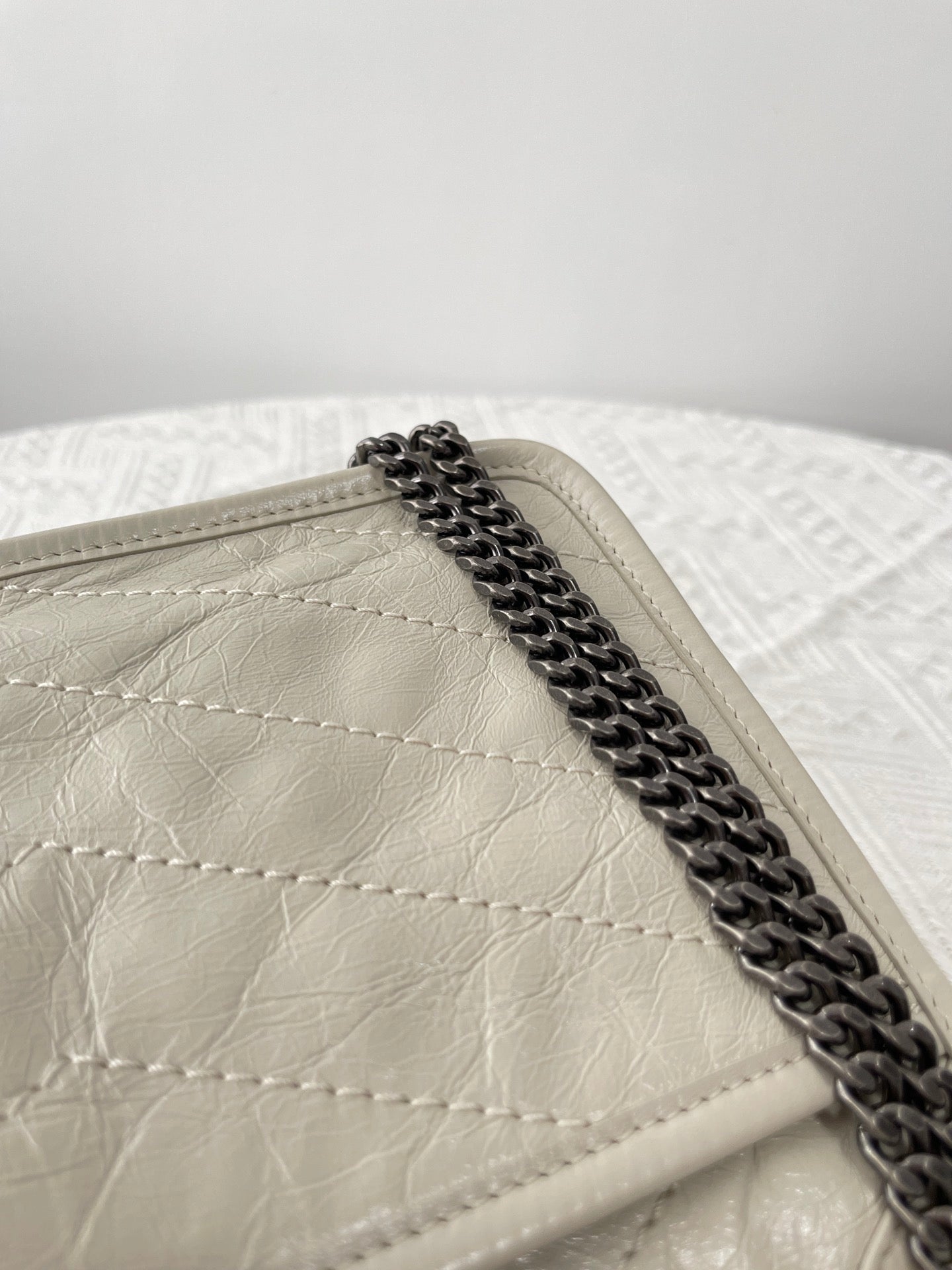 생로랑 니키백 베이비 빈티지 레더