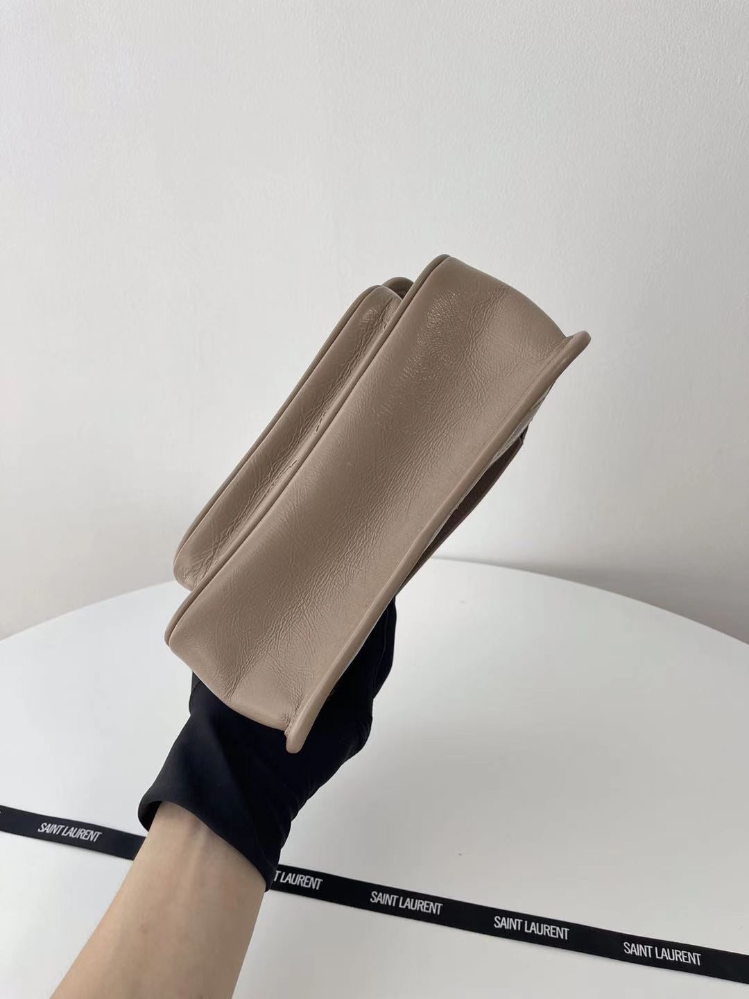 생로랑 니키백 베이비 빈티지 레더