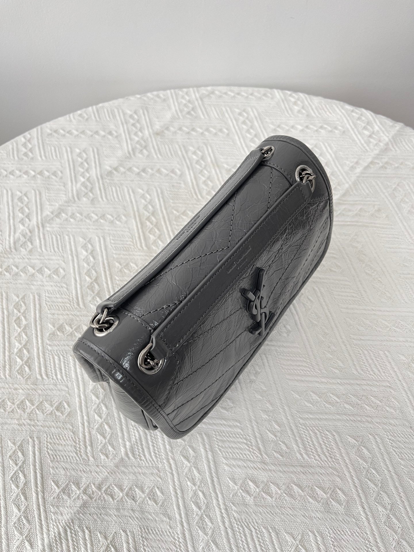 생로랑 니키백 베이비 빈티지 레더