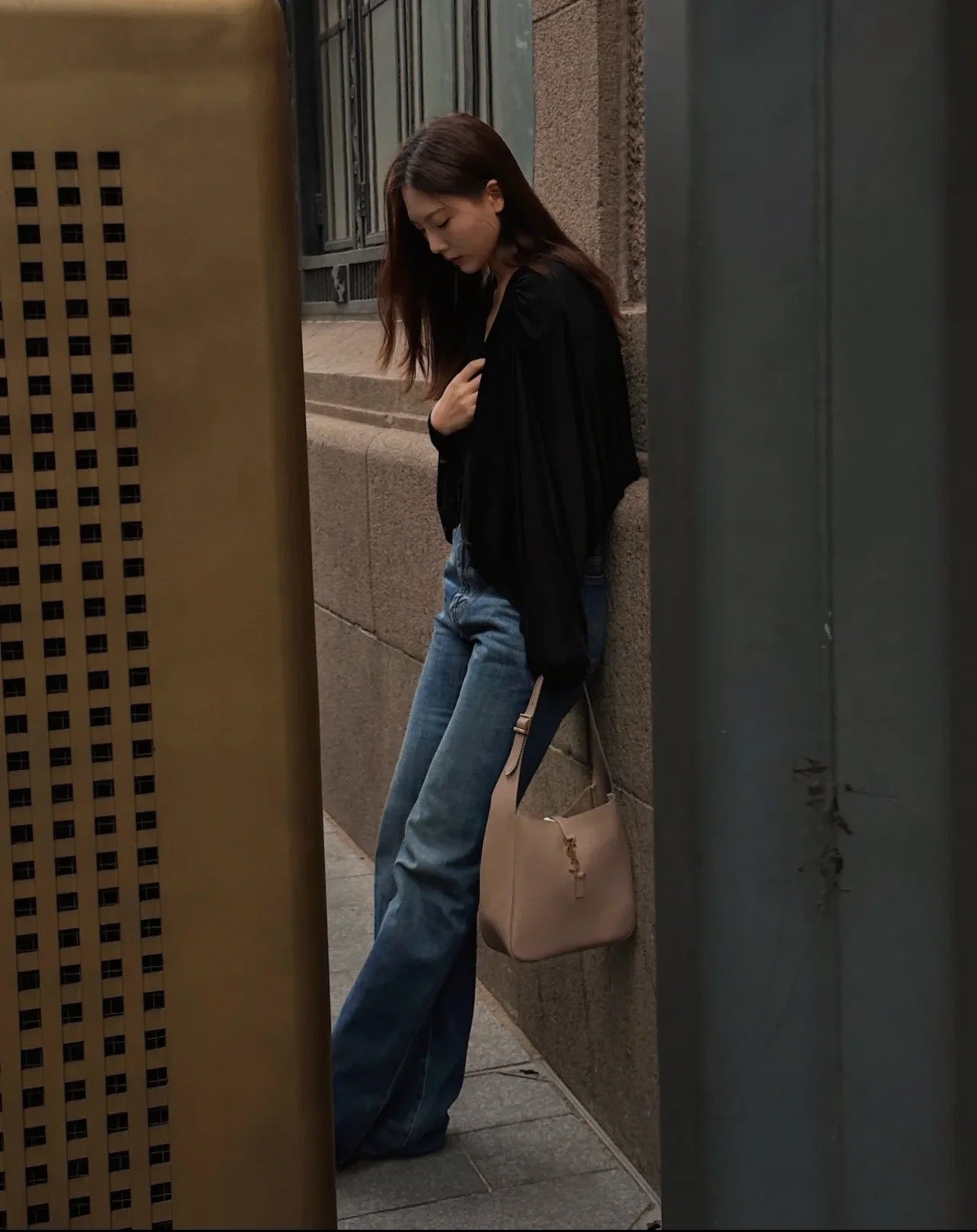 생로랑 LE 5À7 호보 스몰