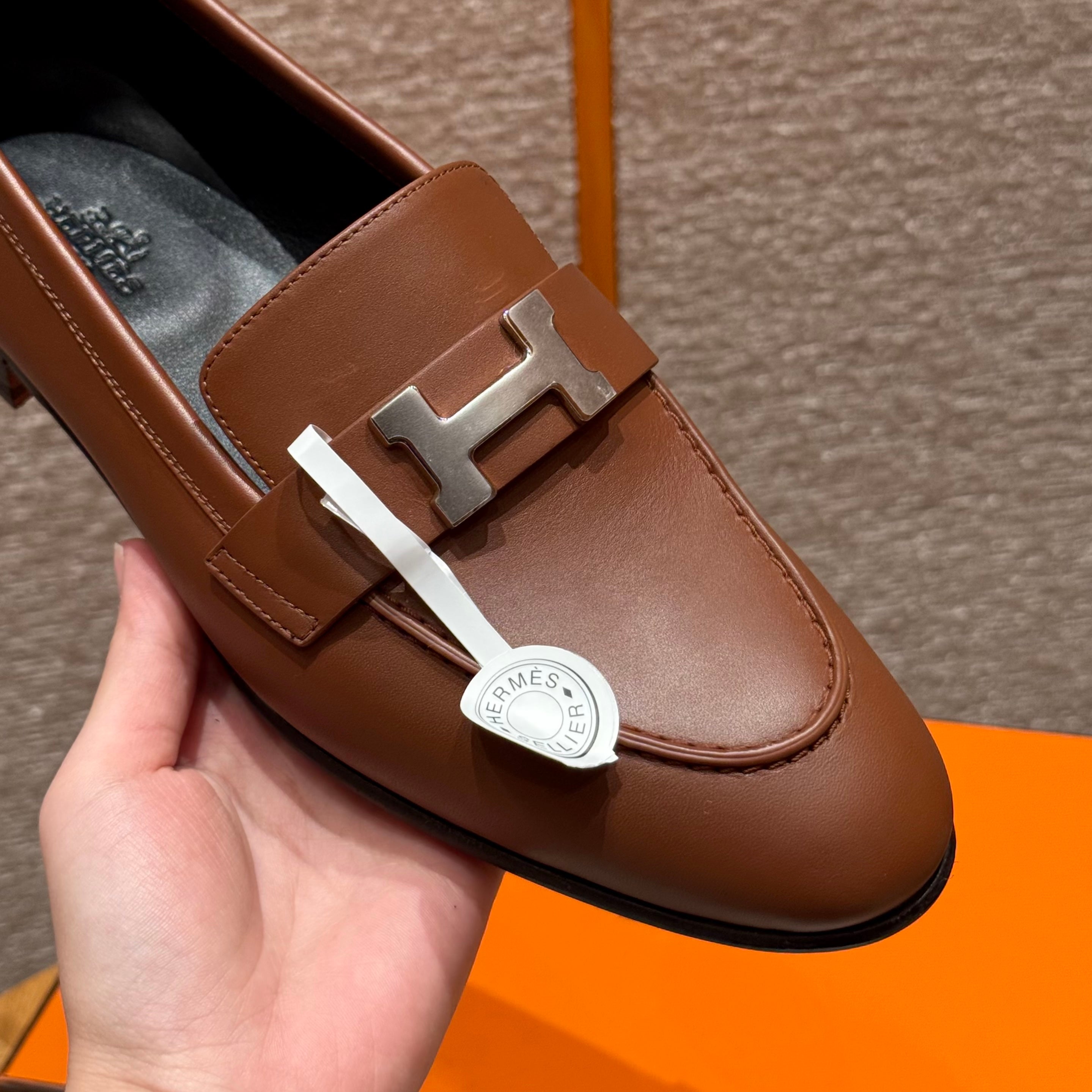 에르메스 Paris 파리 로퍼 은장