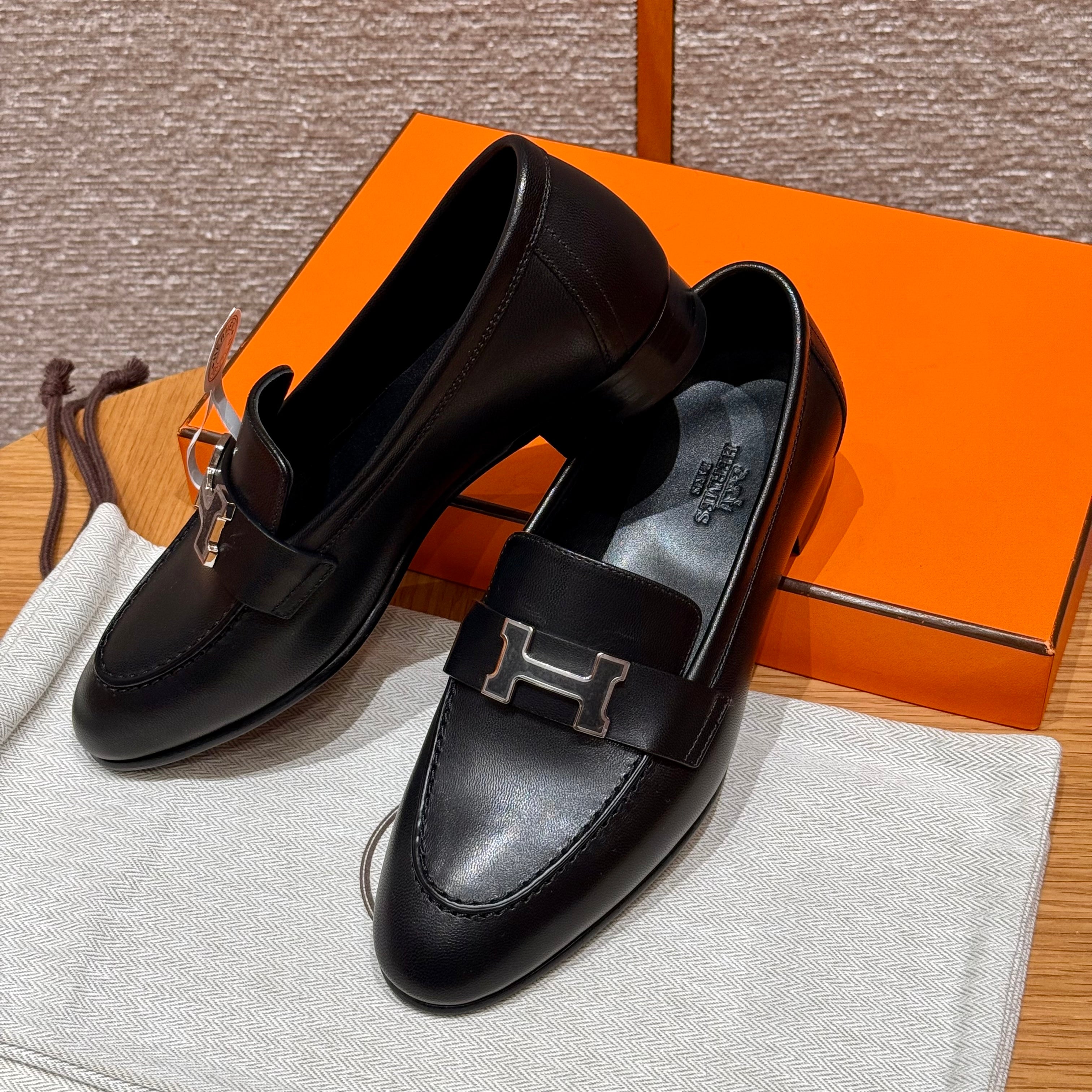 에르메스 Paris 파리 로퍼 은장