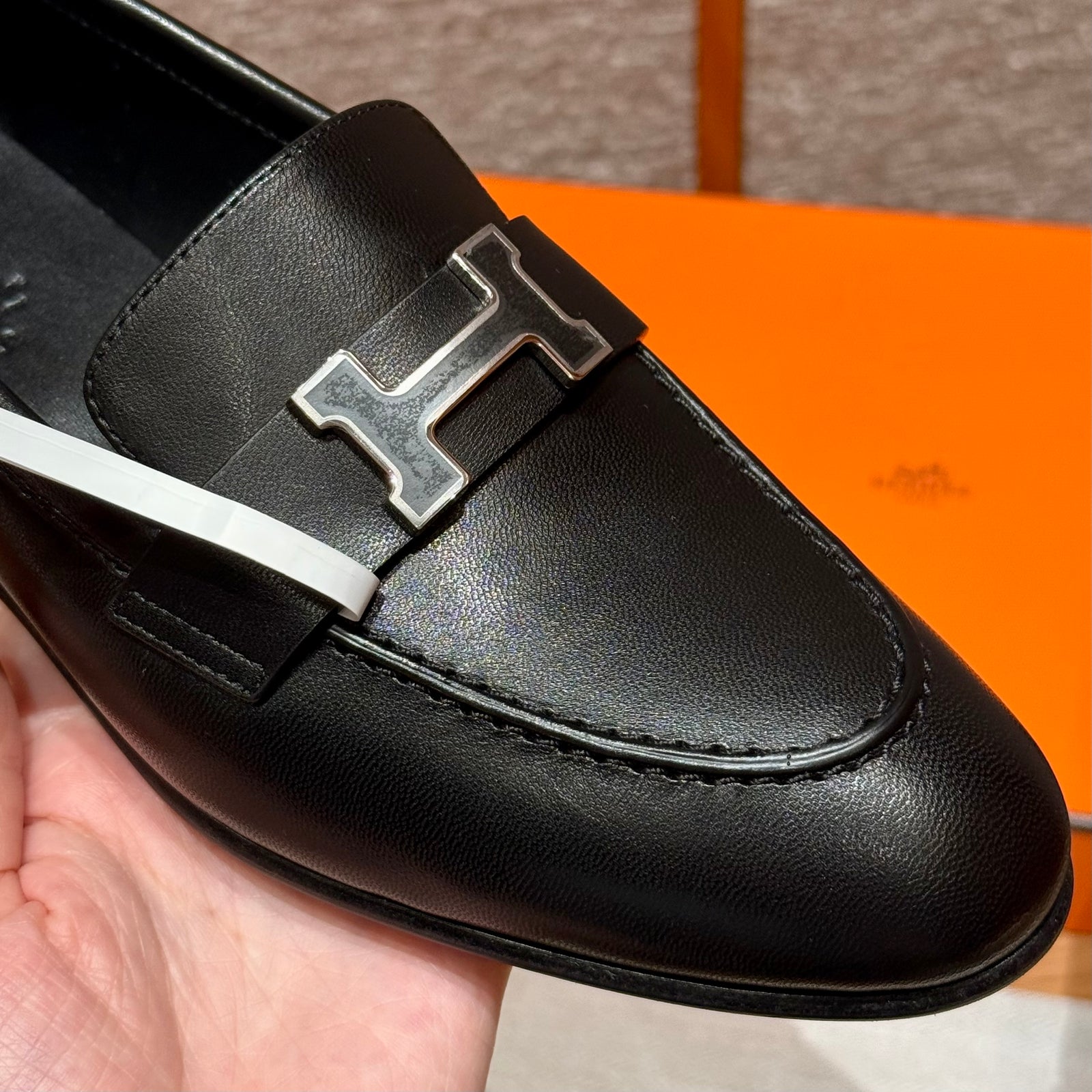 에르메스 Paris 파리 로퍼 은장