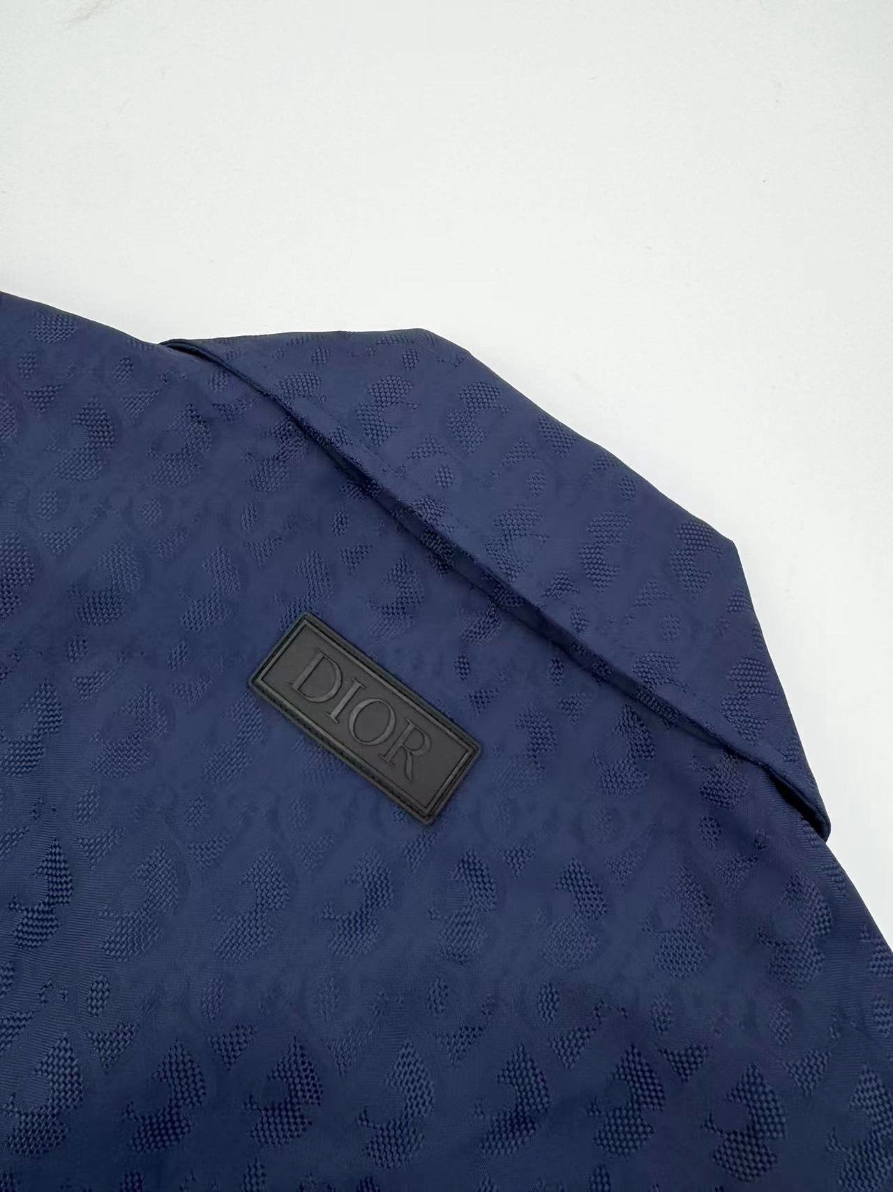 디올 오블리크 블루종 자켓