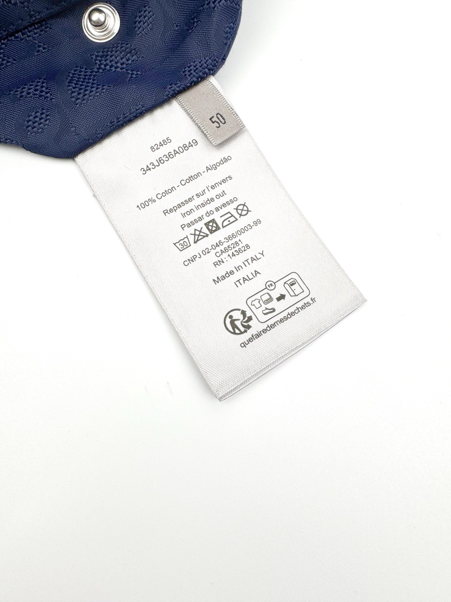 디올 오블리크 블루종 자켓