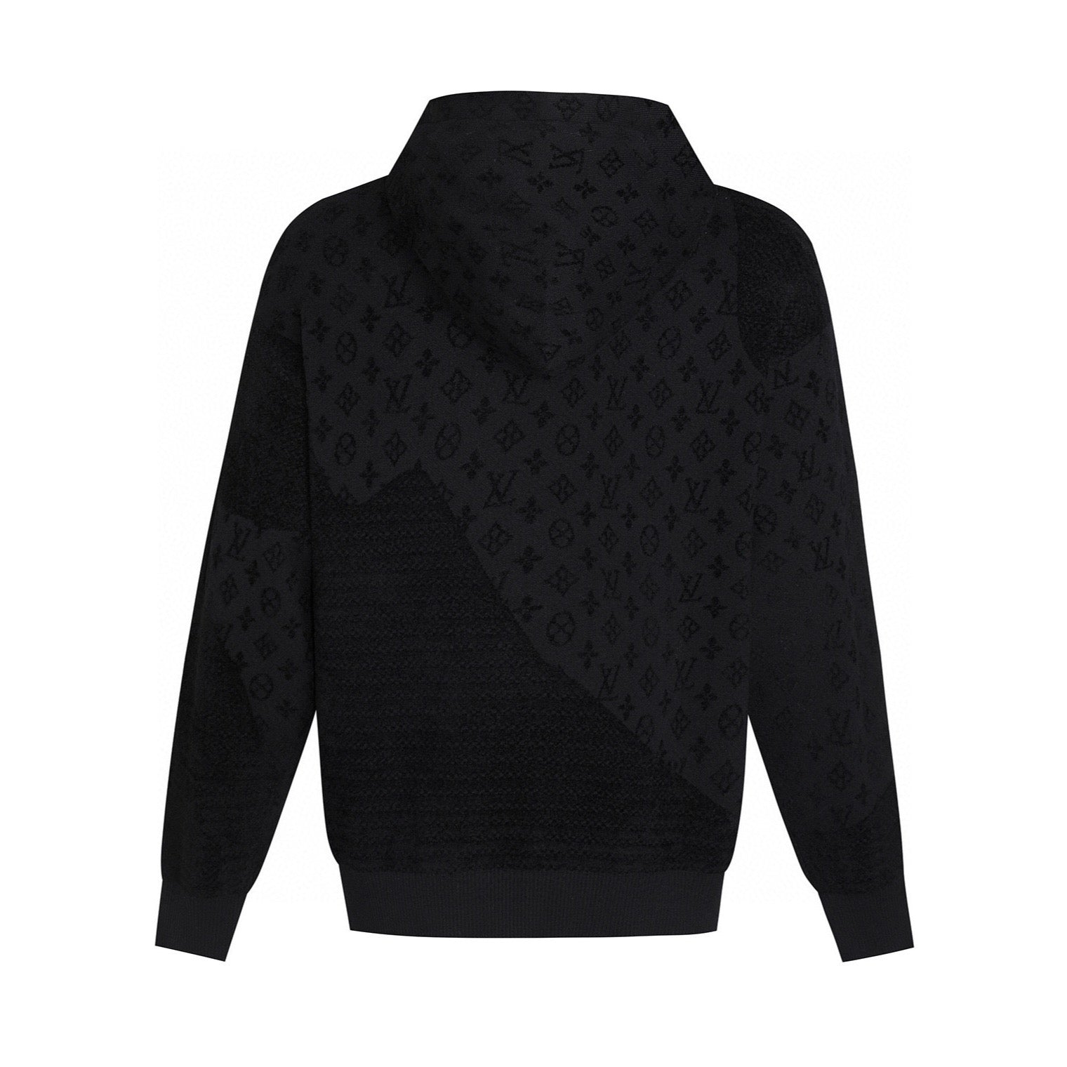 루이비통 그래픽 자카드 모노그램 후드 티셔츠