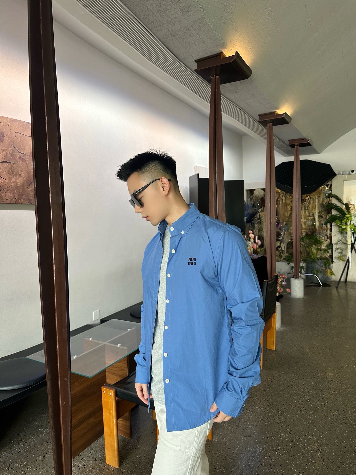 25FW 미우미우 긴팔 셔츠