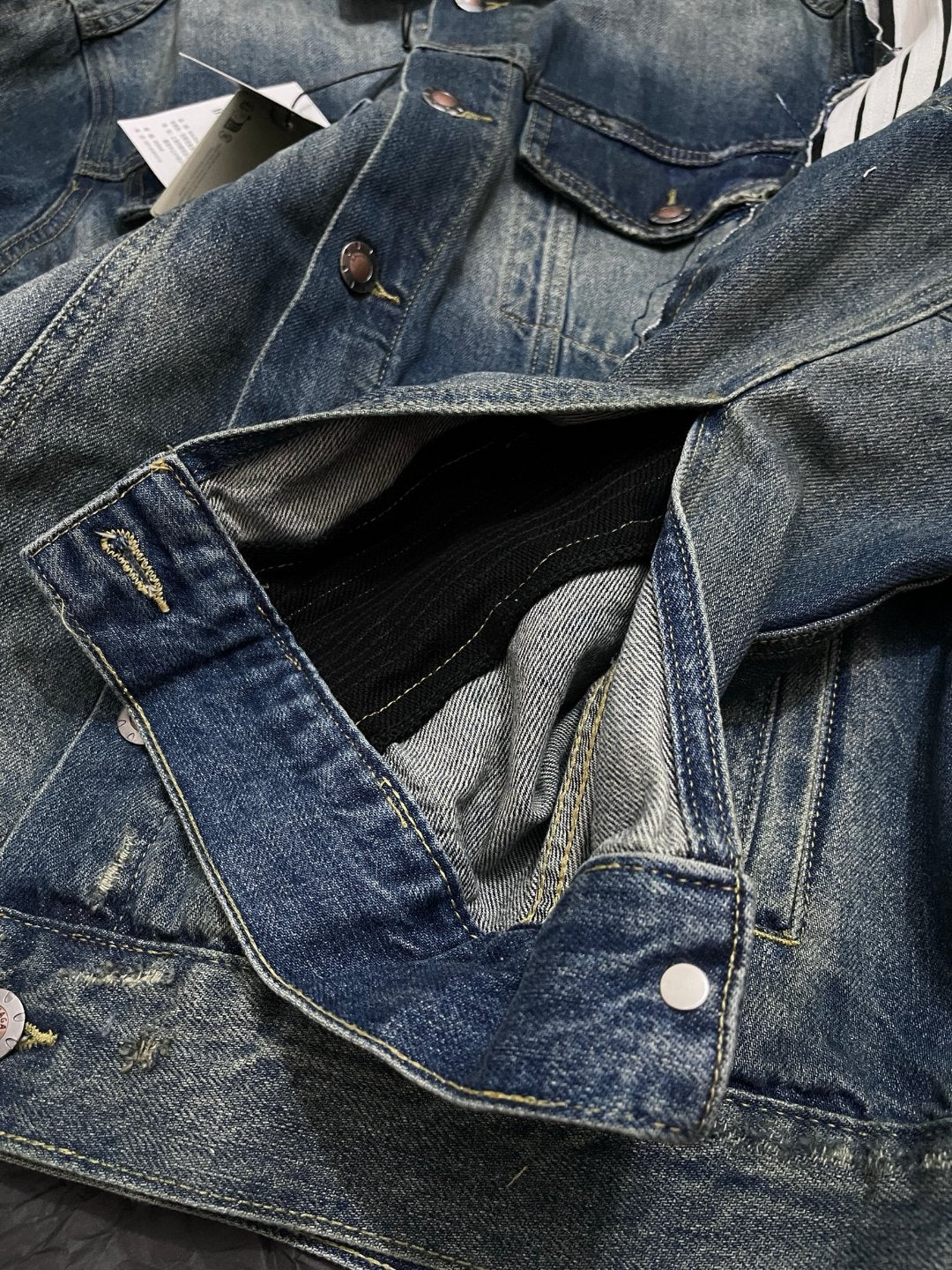 발렌시아가 컷-업 트랙수트 자켓