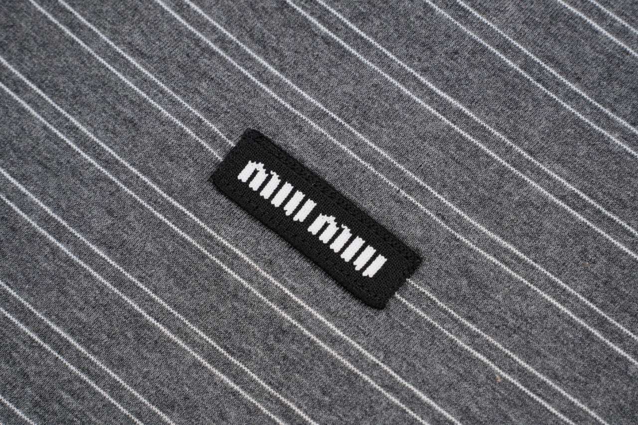 미우미우 코튼 저지 폴로 셔츠