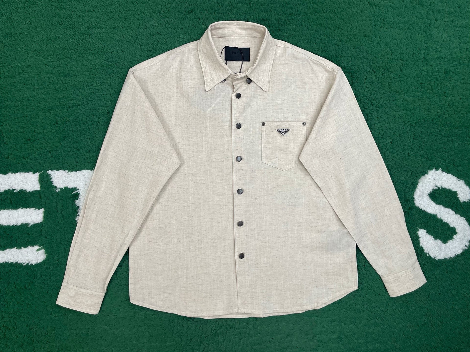 프라다 샴브레이 셔츠