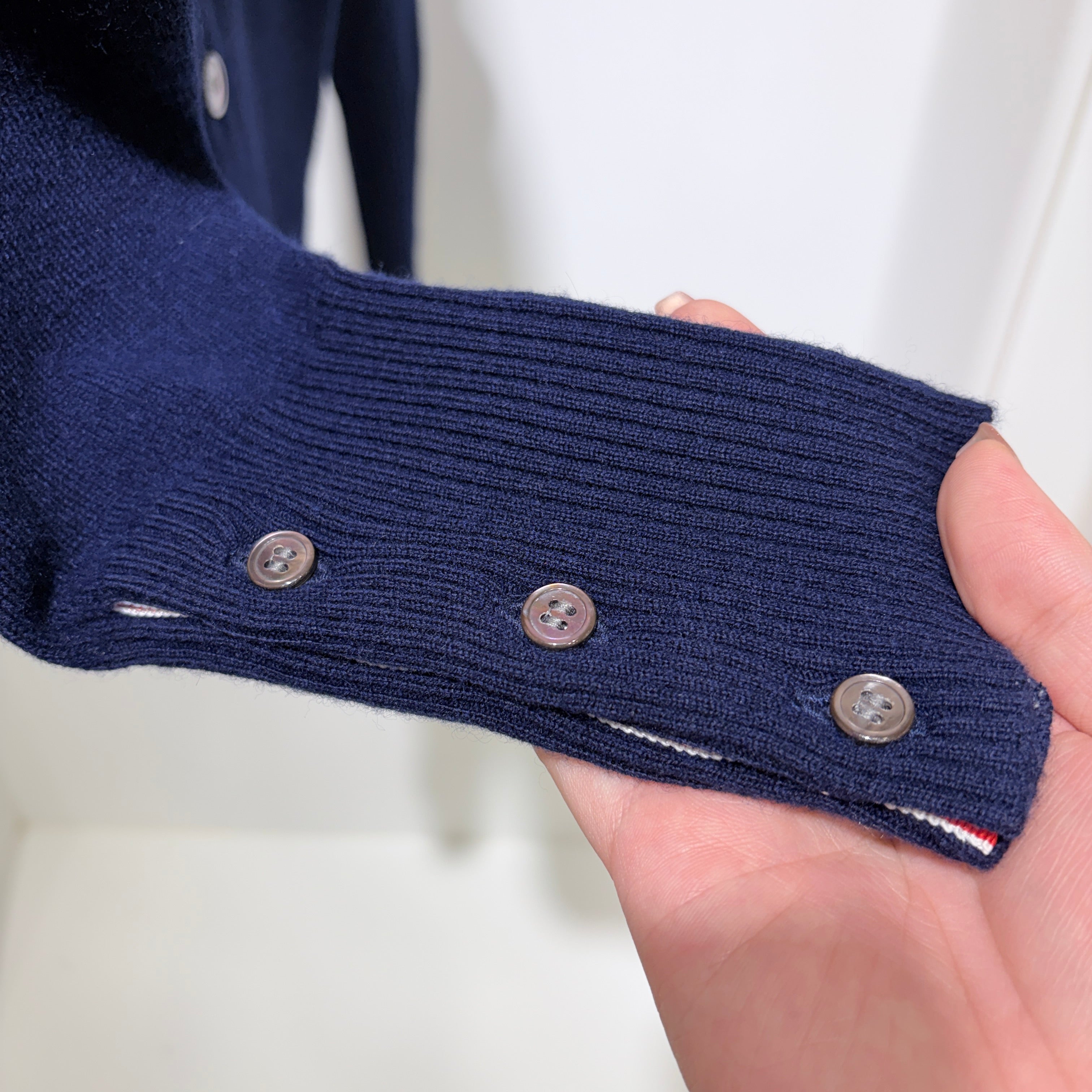 1% 톰브라운 캐시미어 가디건